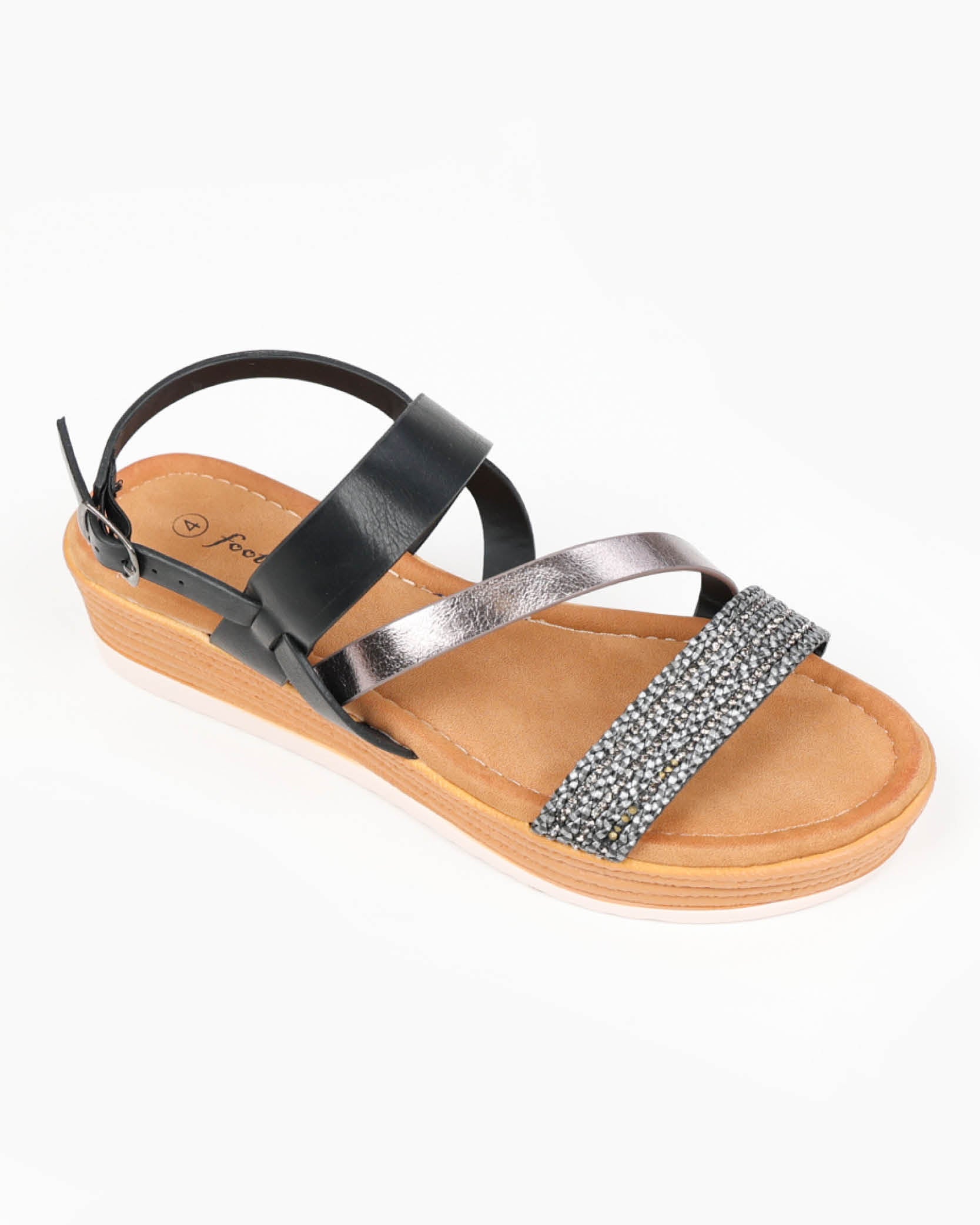 Embellished Platform Sandal