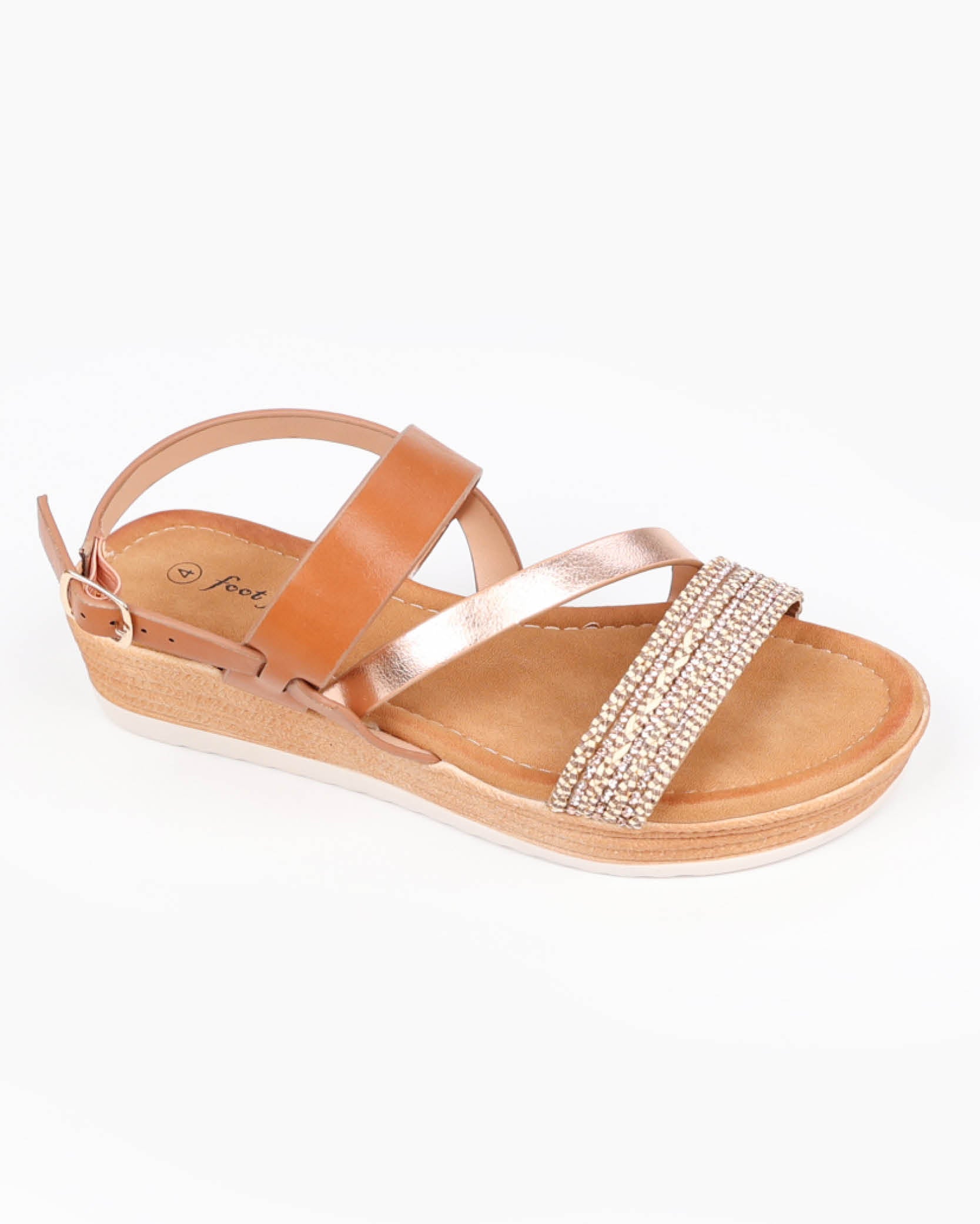 Embellished Platform Sandal