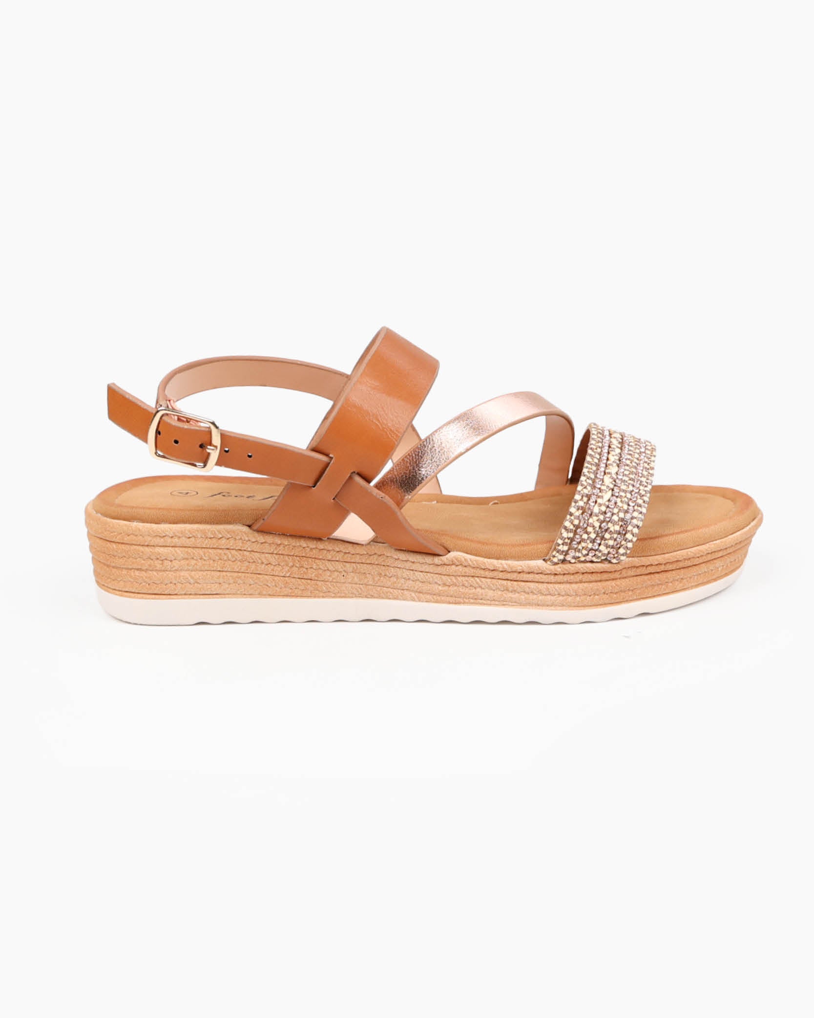Embellished Platform Sandal