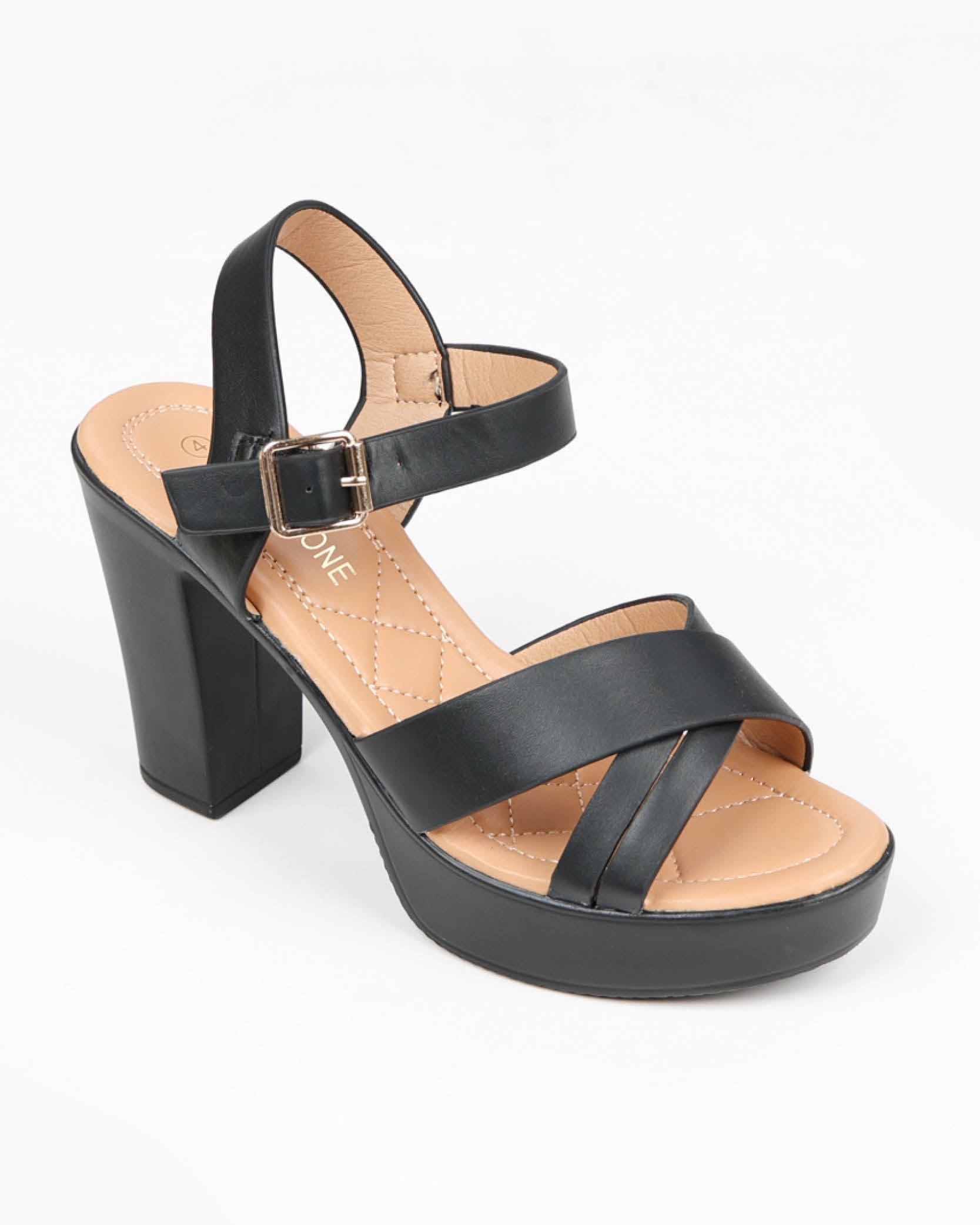 Cross Over Platform Sandal