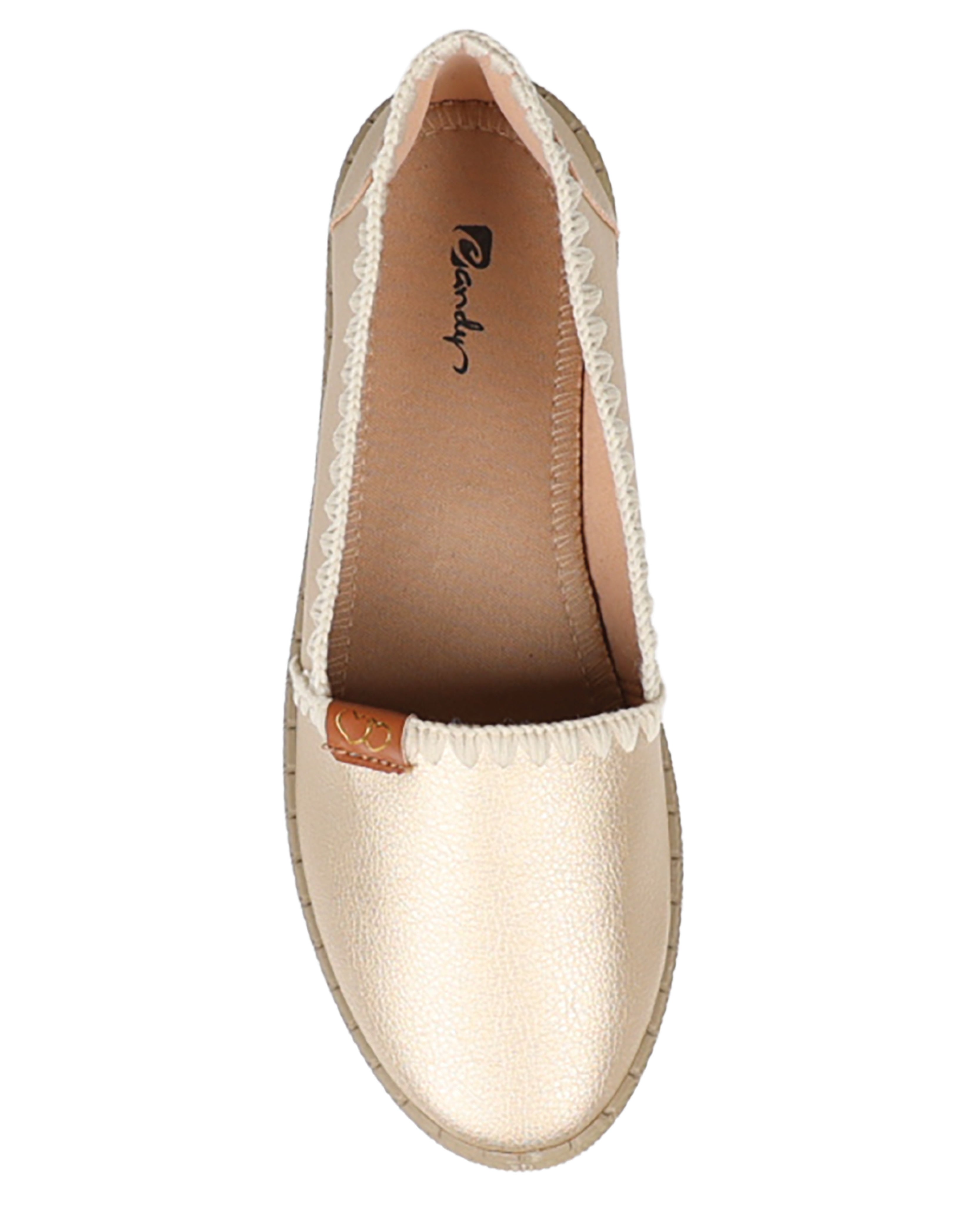 Gold Whip Stitch Detail Loafer