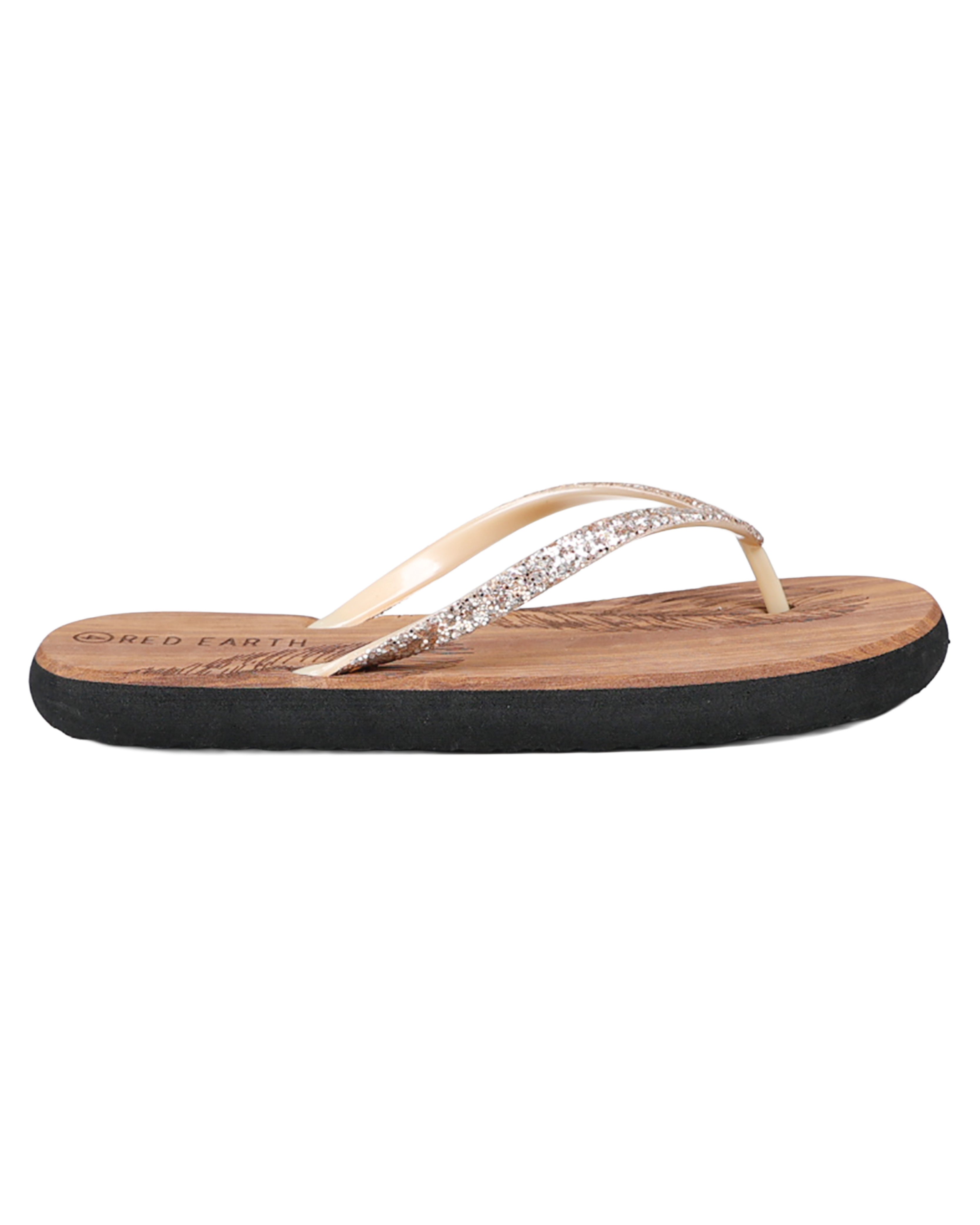 Champagne Glitter Comfort Flip Flop