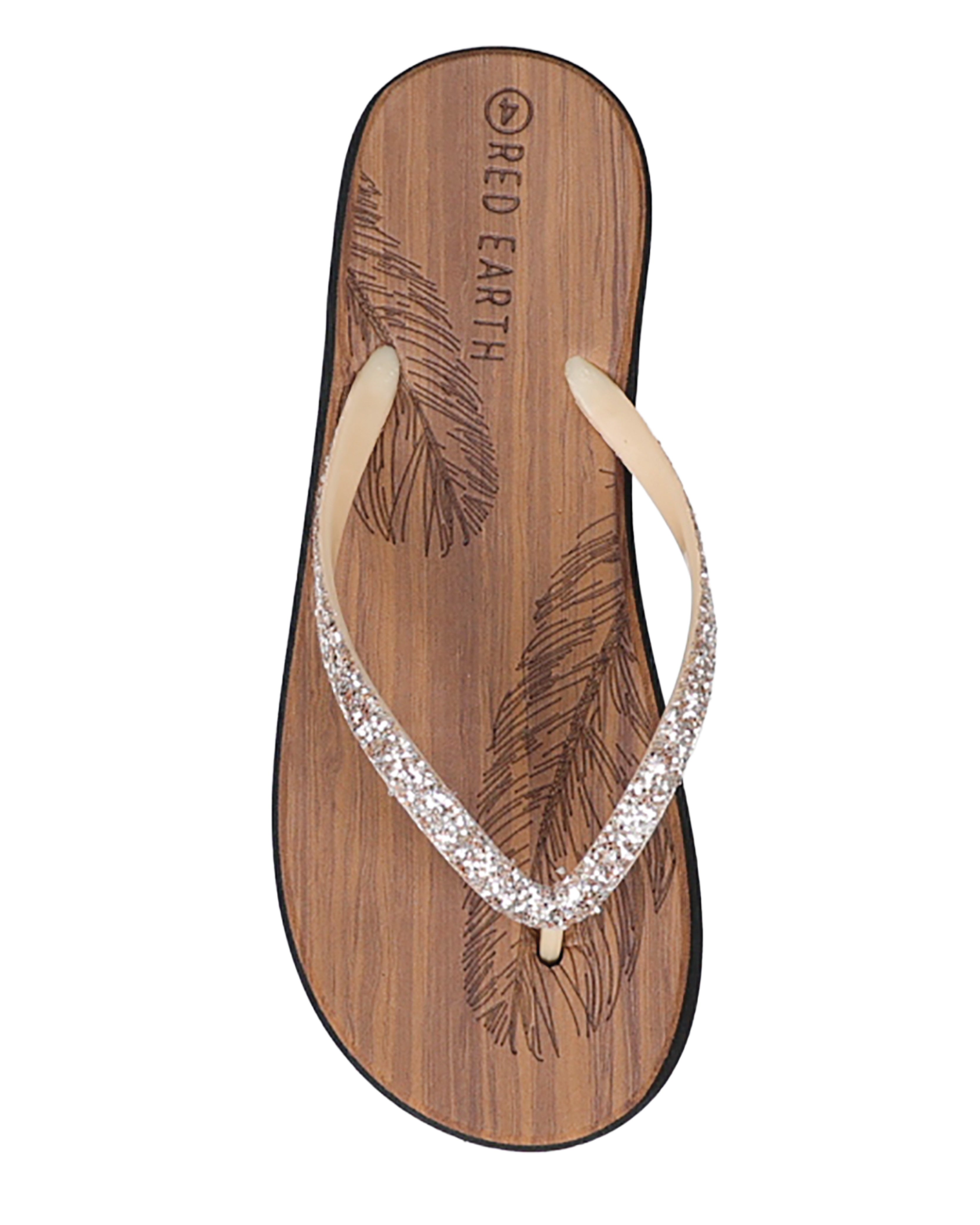 Champagne Glitter Comfort Flip Flop