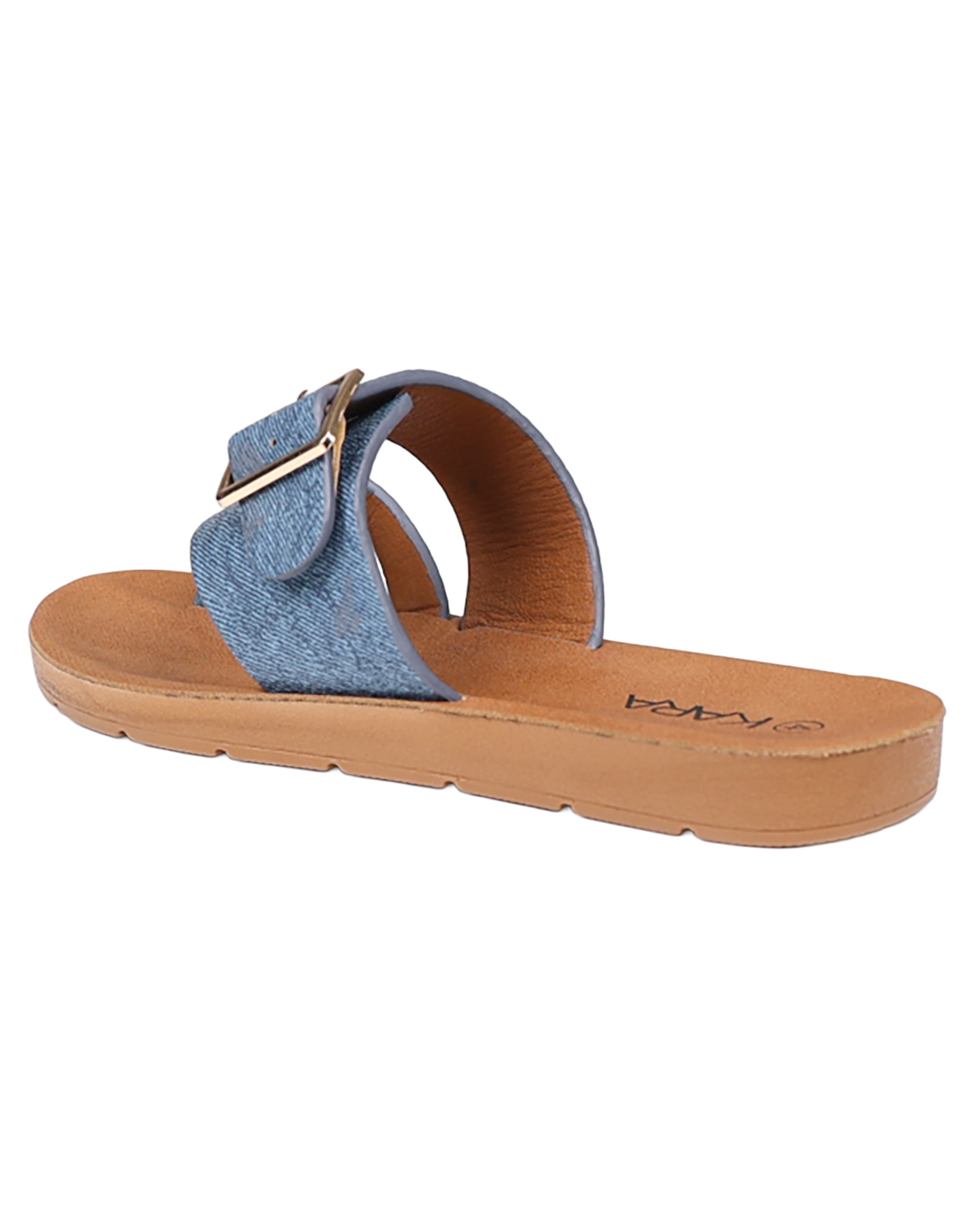 Denim Toe Post Moulded Sandal