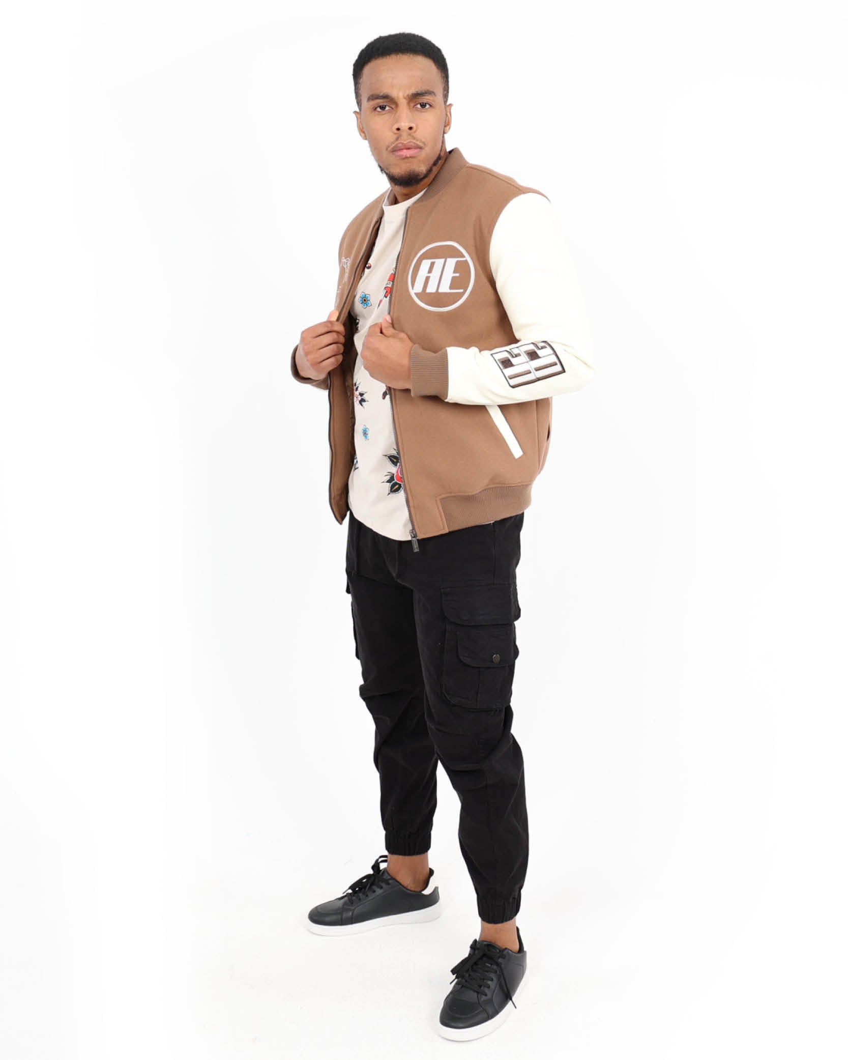 Melton Combo Bomber Jacket