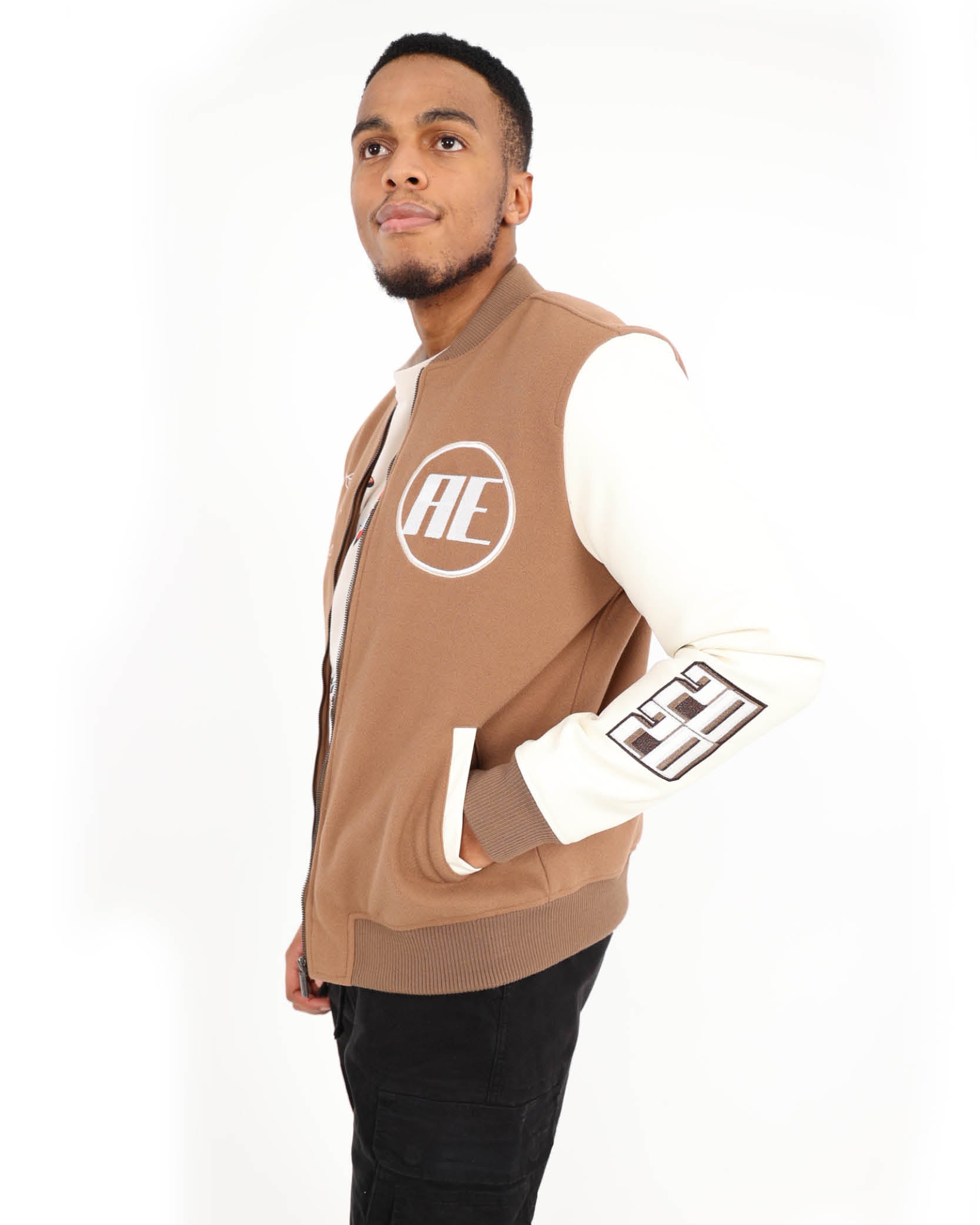 Melton Combo Bomber Jacket