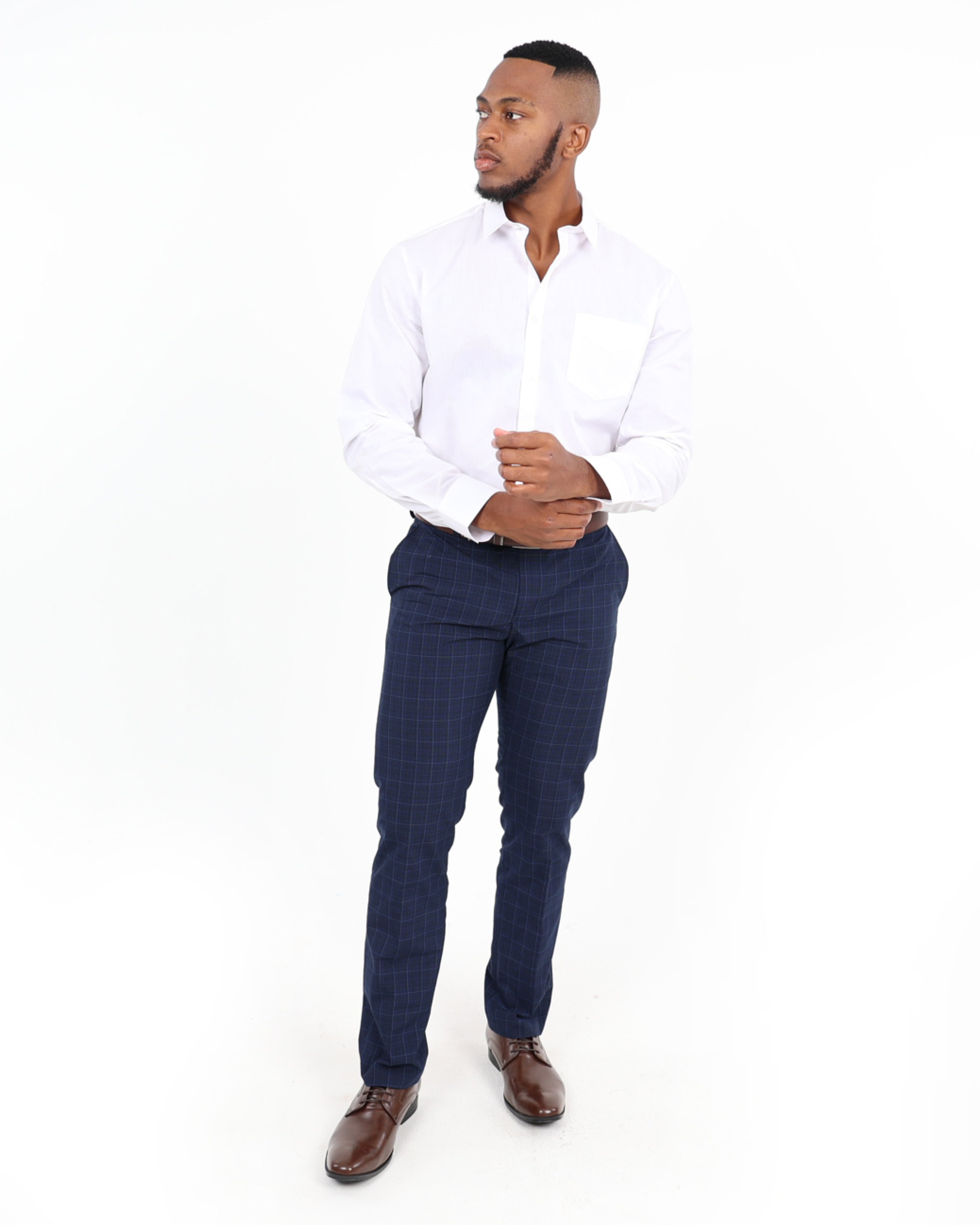 White Long Sleeve Formal Shirt