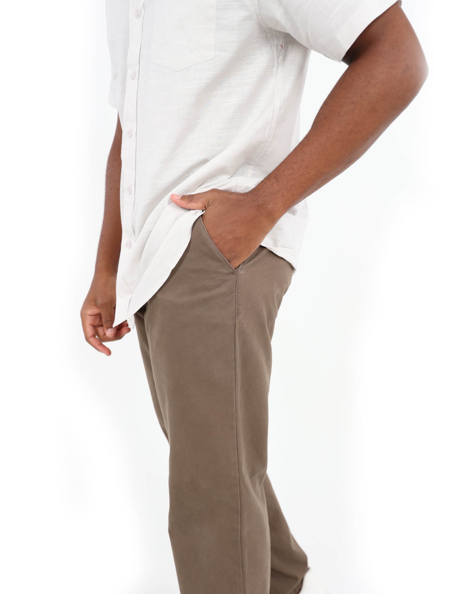 Cotton Linen Blend Slub Shirt