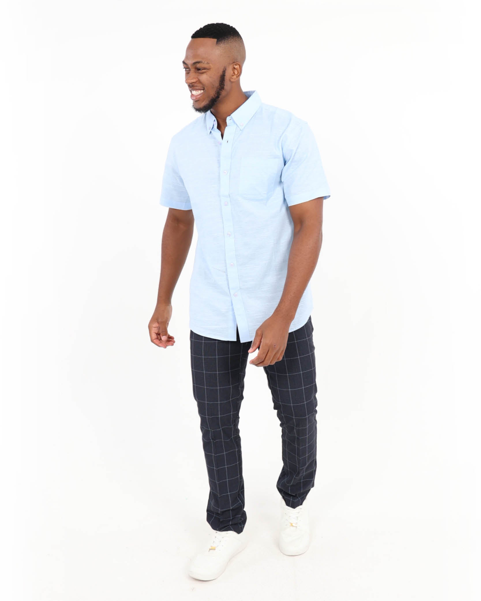 Cotton Linen Blend Slub Shirt