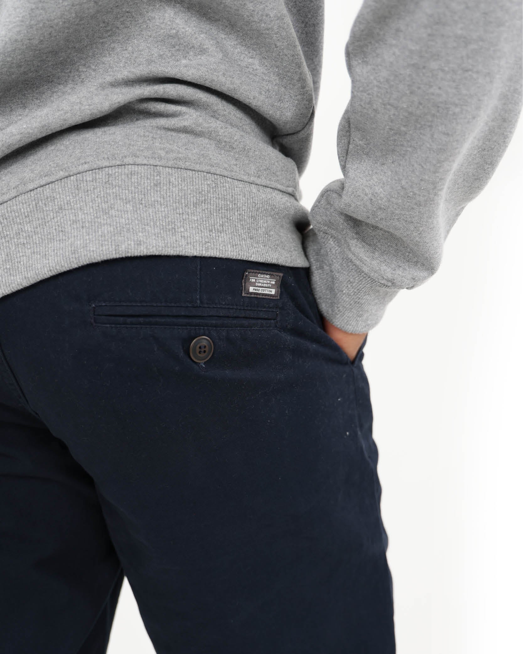 Regular Fit Navy Chino