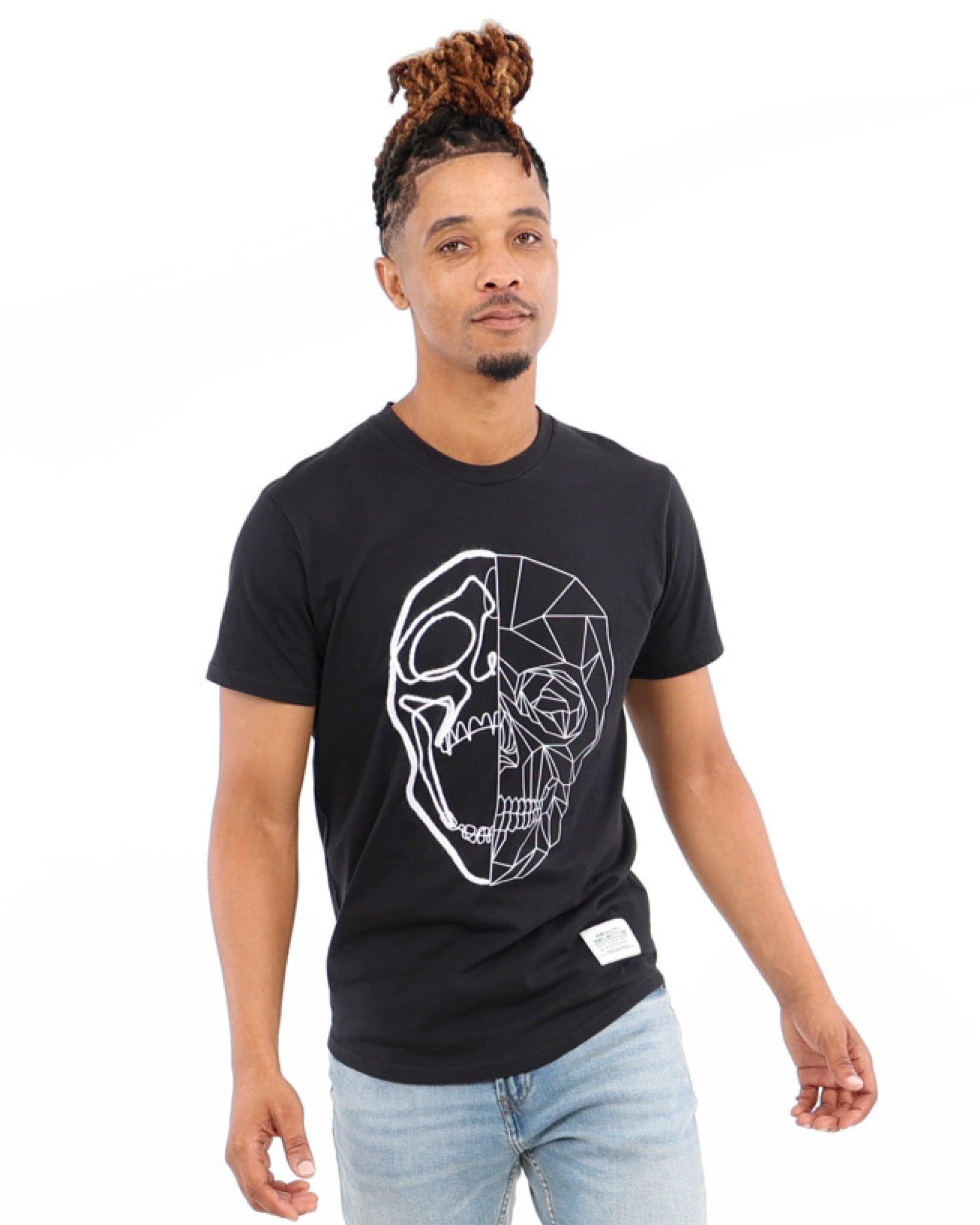 Embroidered Skull T-Shirt