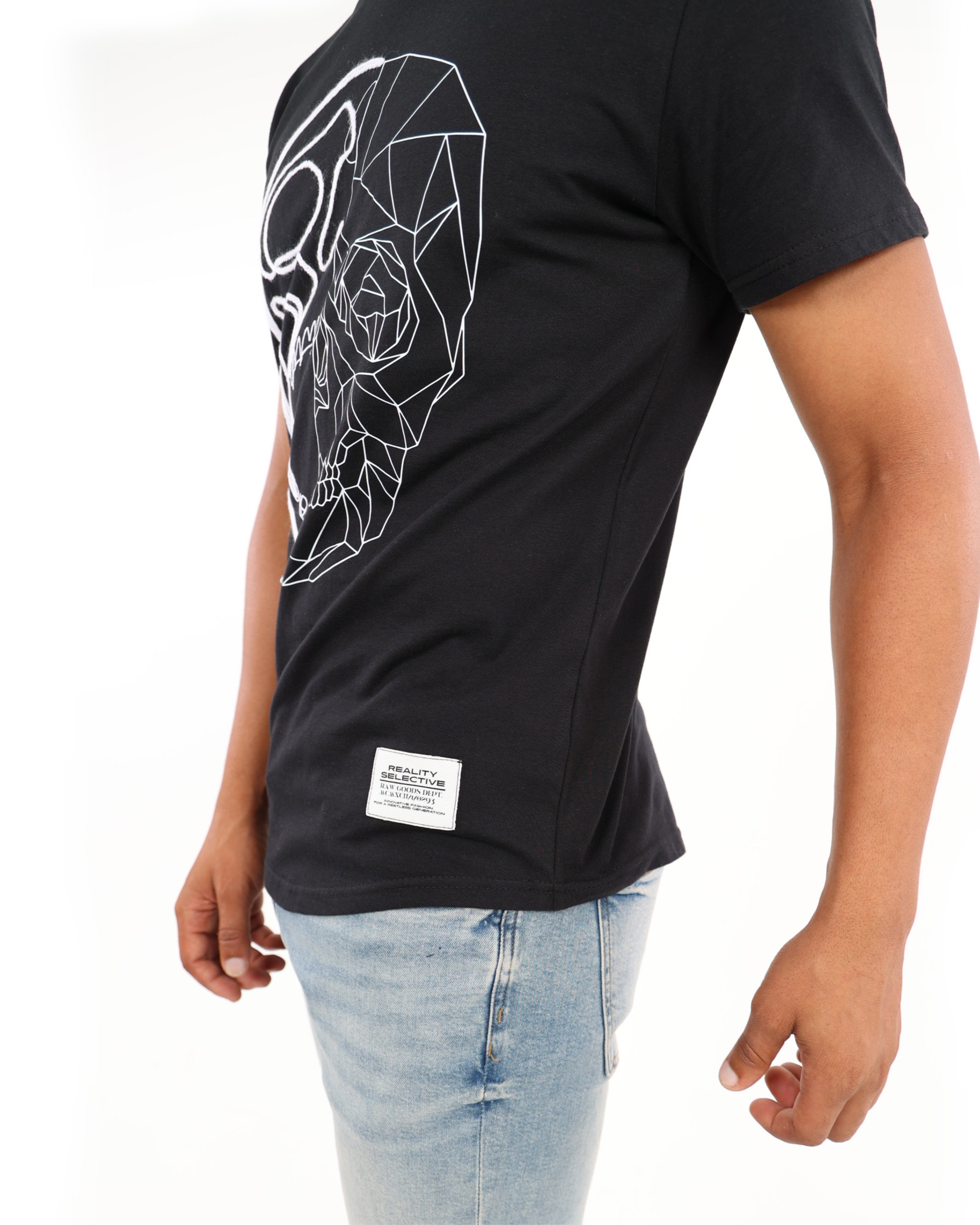 Embroidered Skull T-Shirt