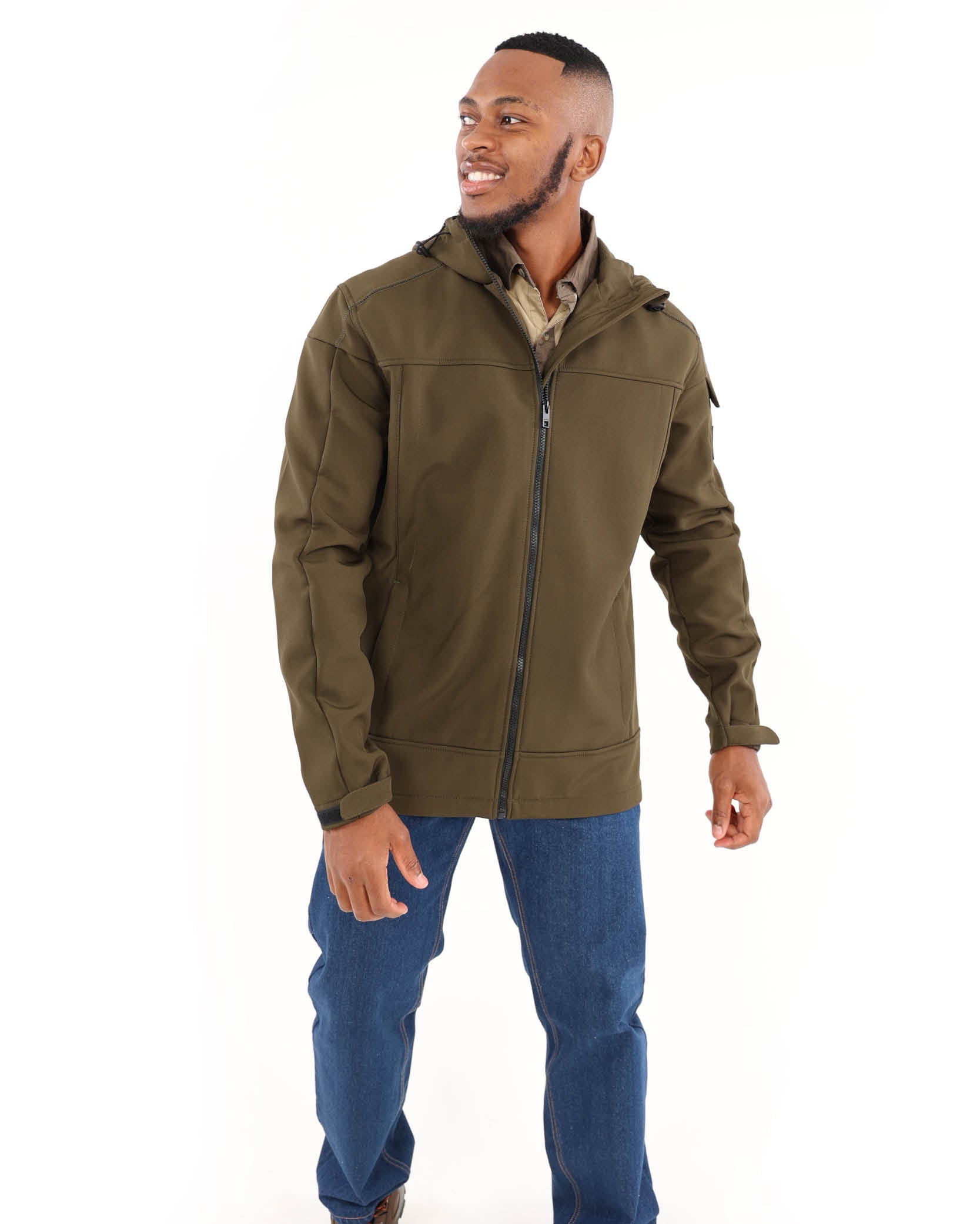 Zip Through Hooded Jacket