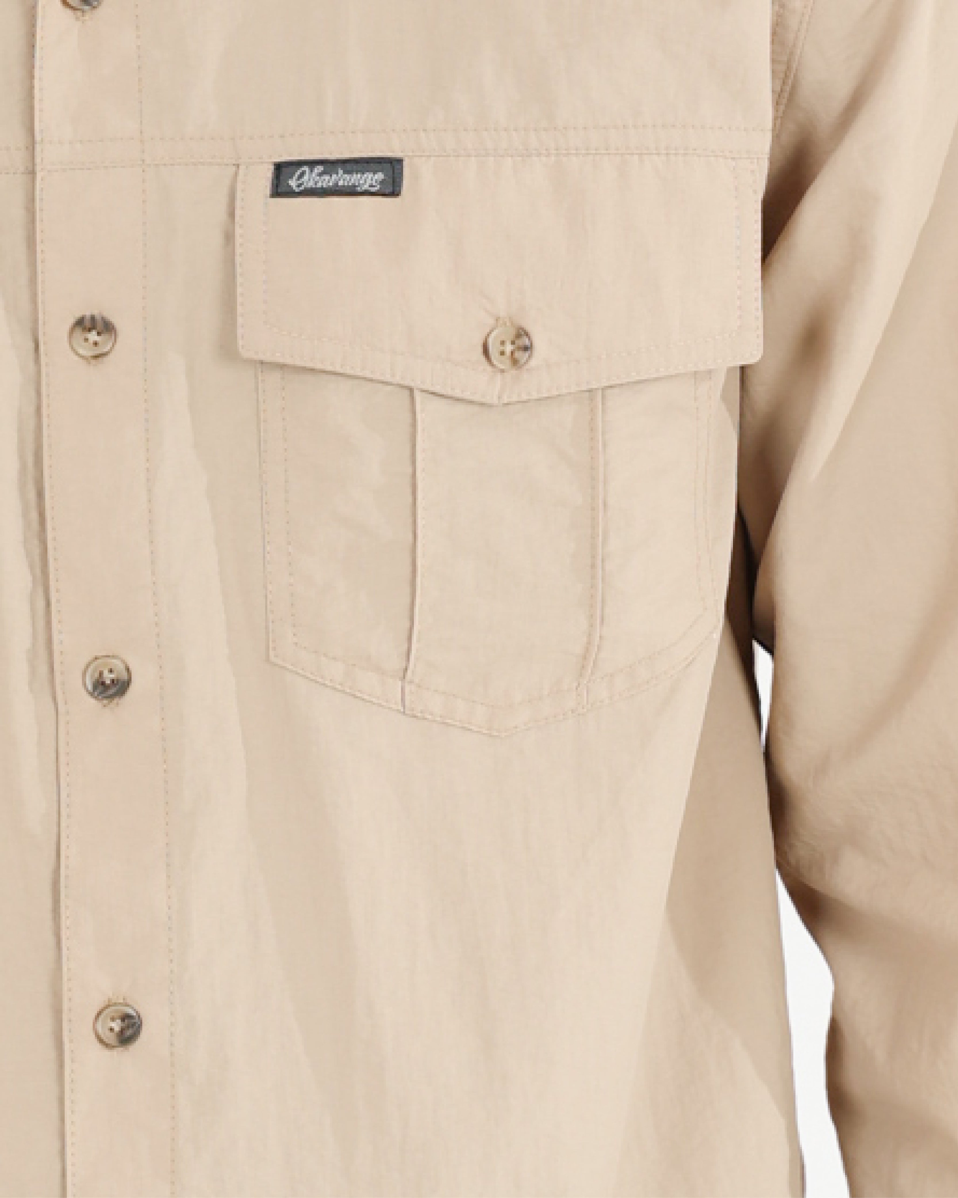 Stone Long Sleeve Outdoor Nylon Shirt