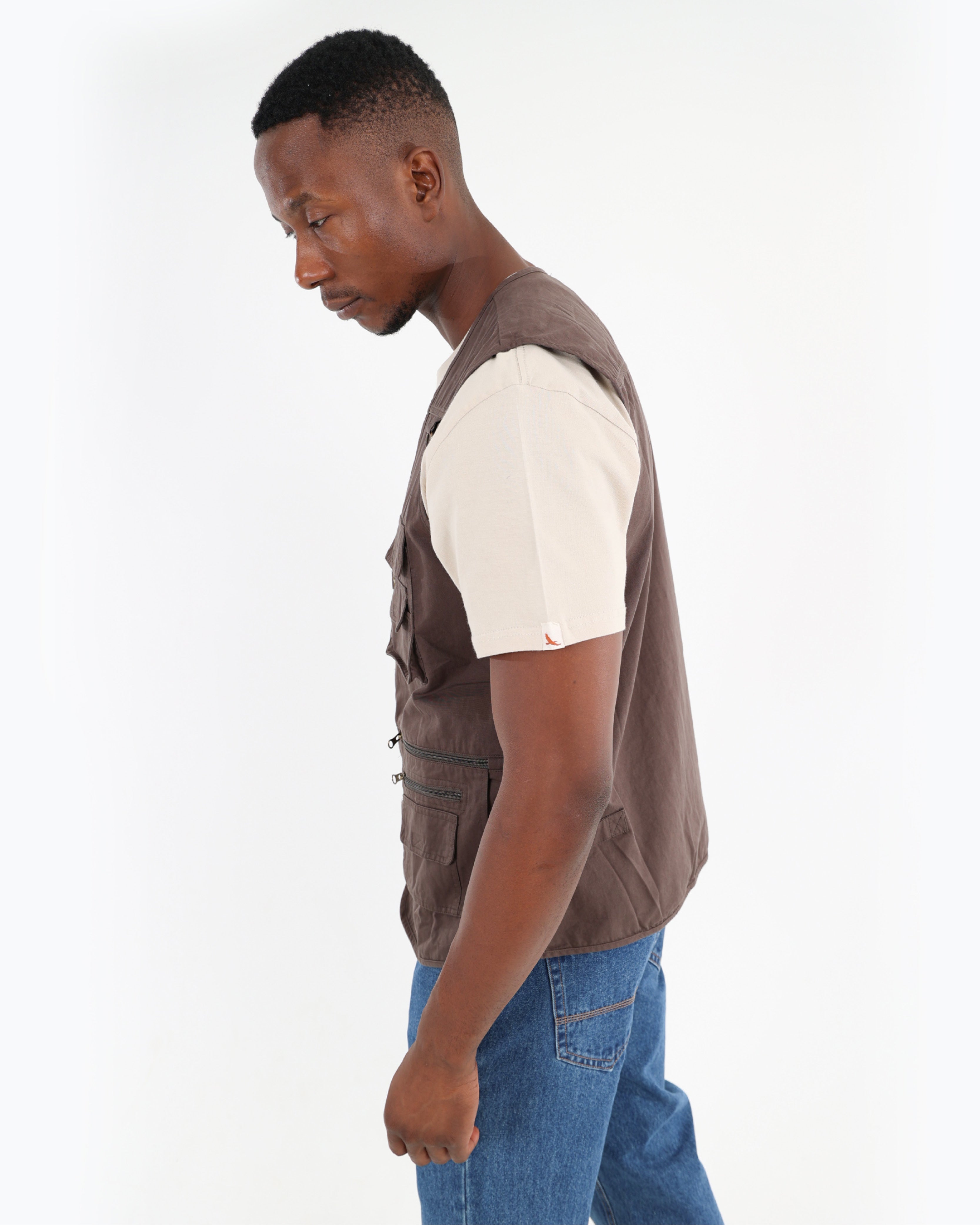 Sleeveless Multi Pocket Fishing Jacket