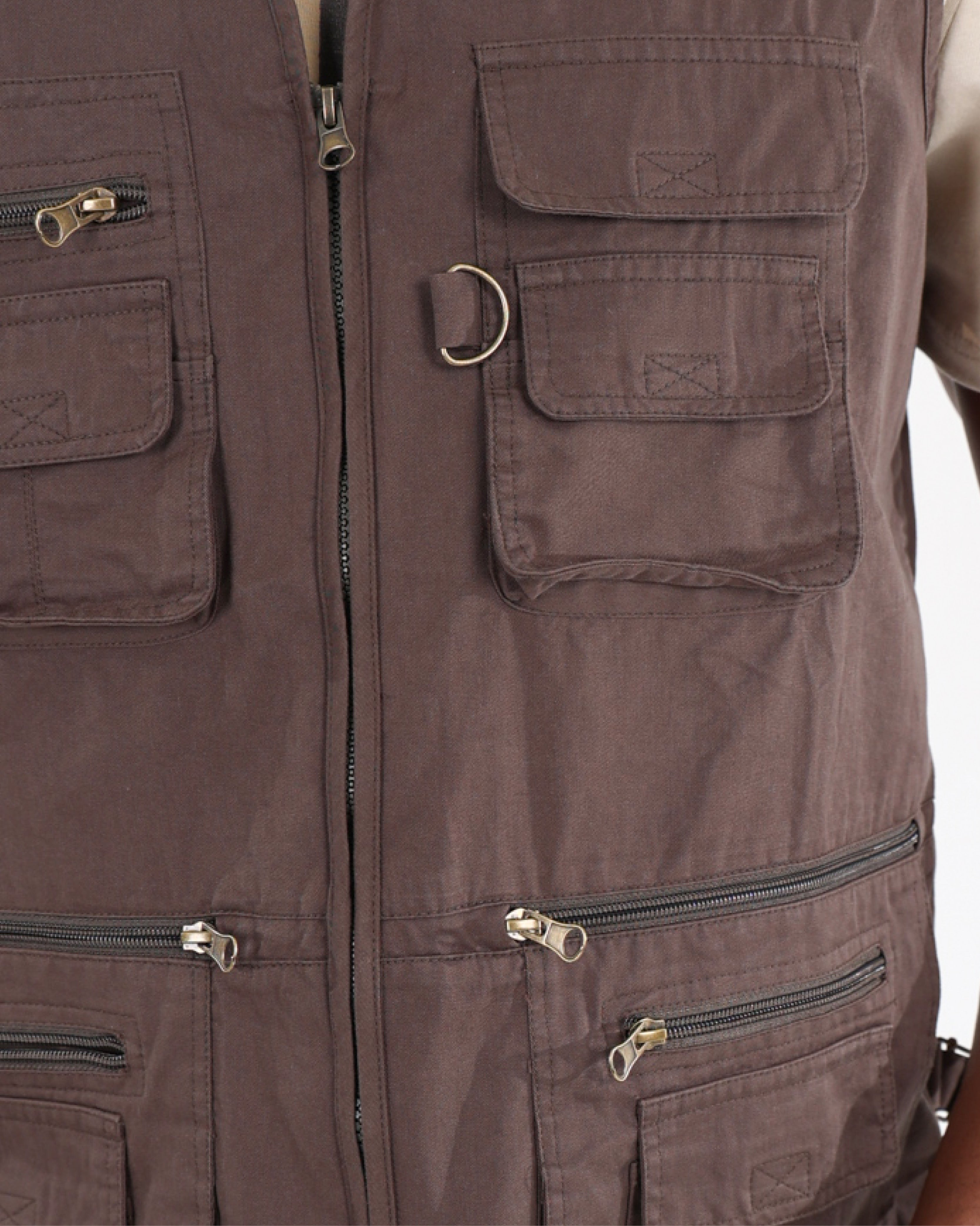 Sleeveless Multi Pocket Fishing Jacket