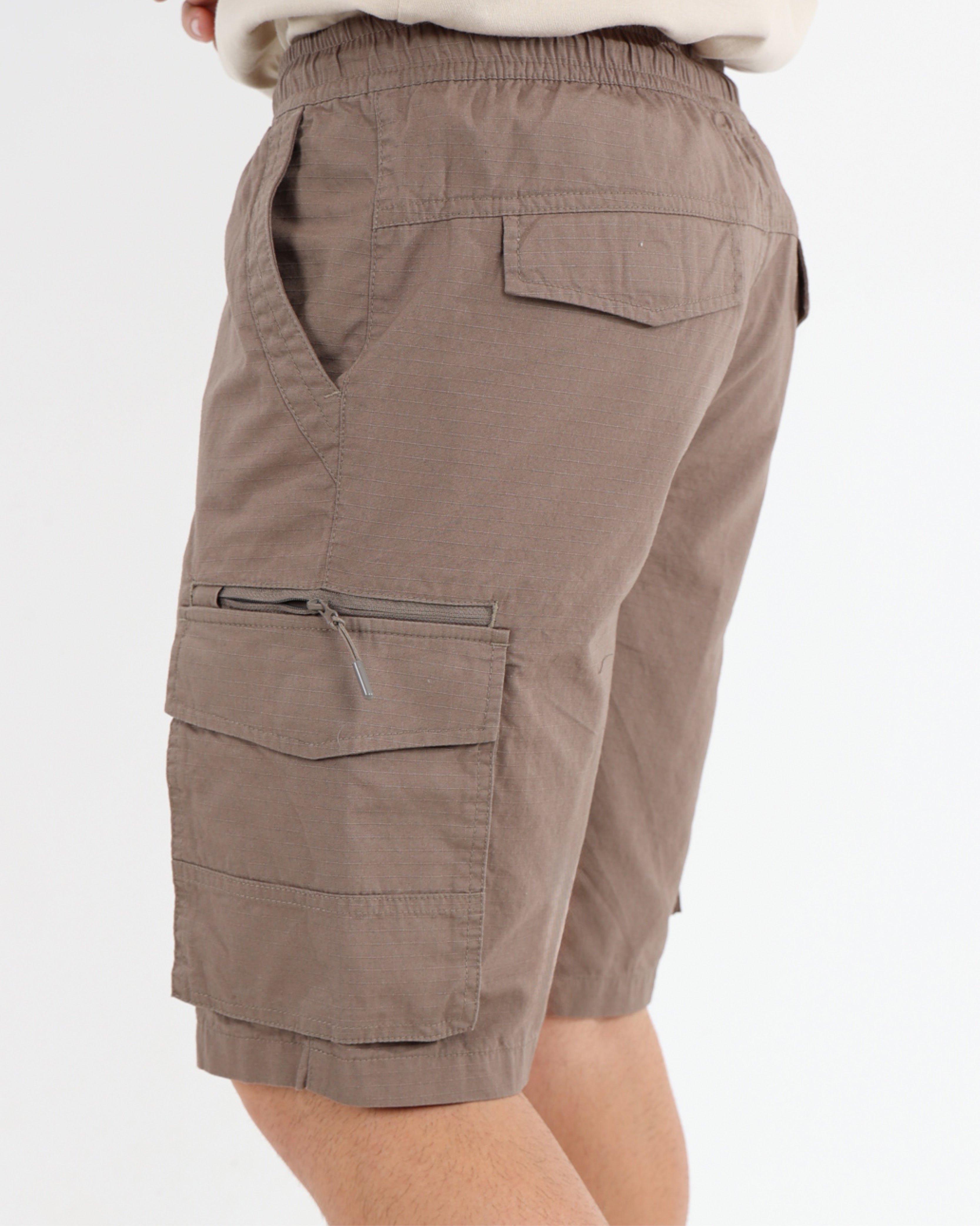 Taupe Outdoor Cargo Shorts