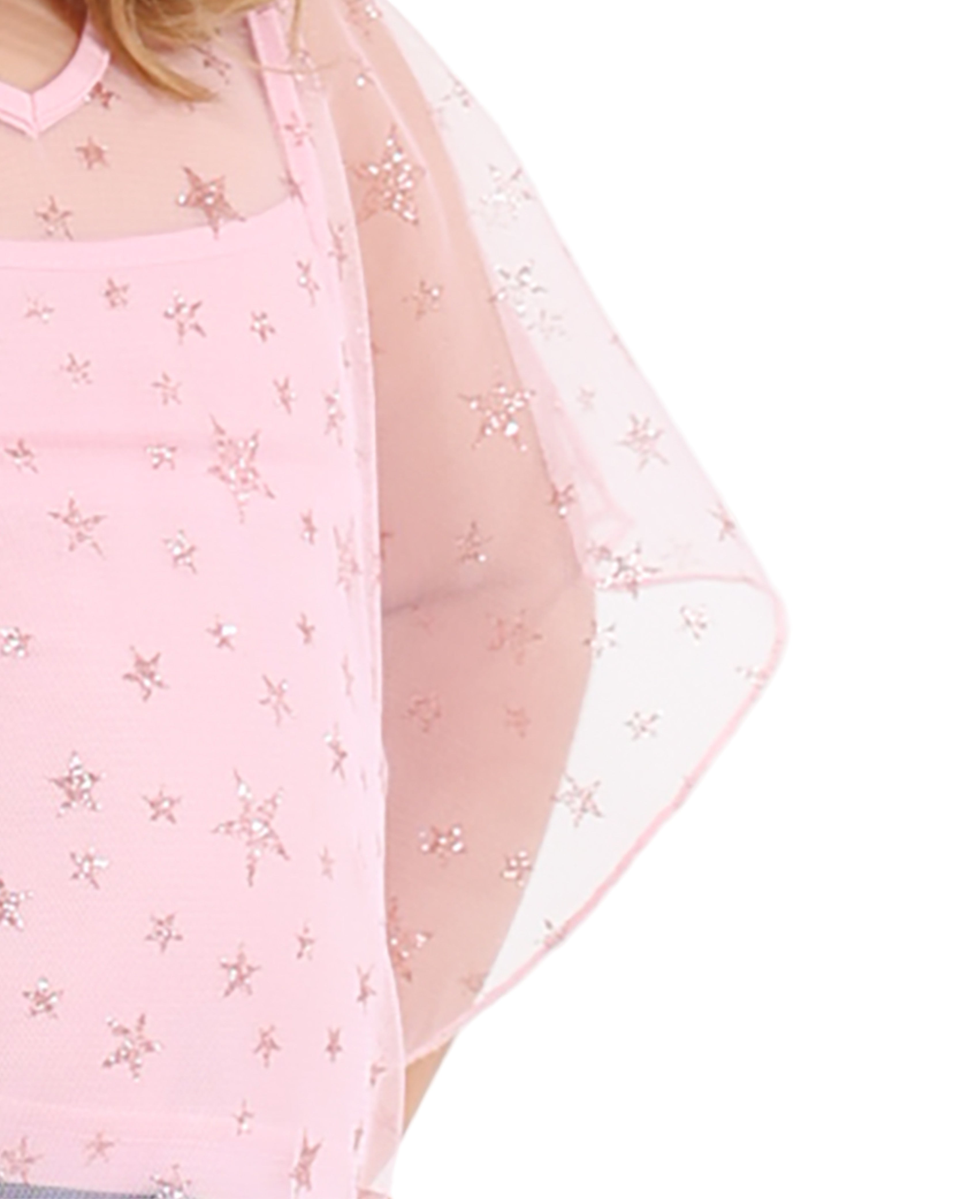 Batwing Glitter Star Blouse