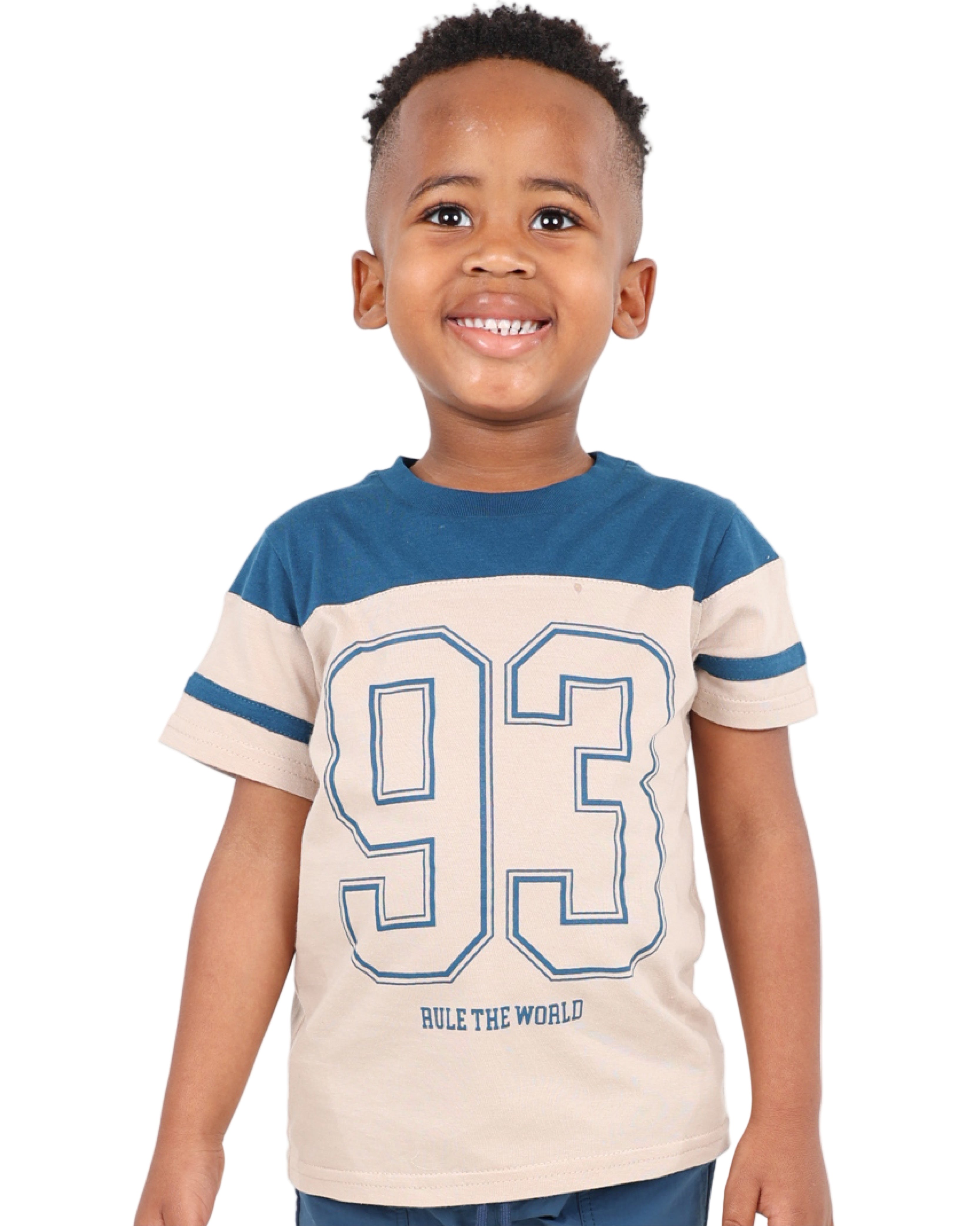 Short Sleeve 93 Colour Block T-Shirt