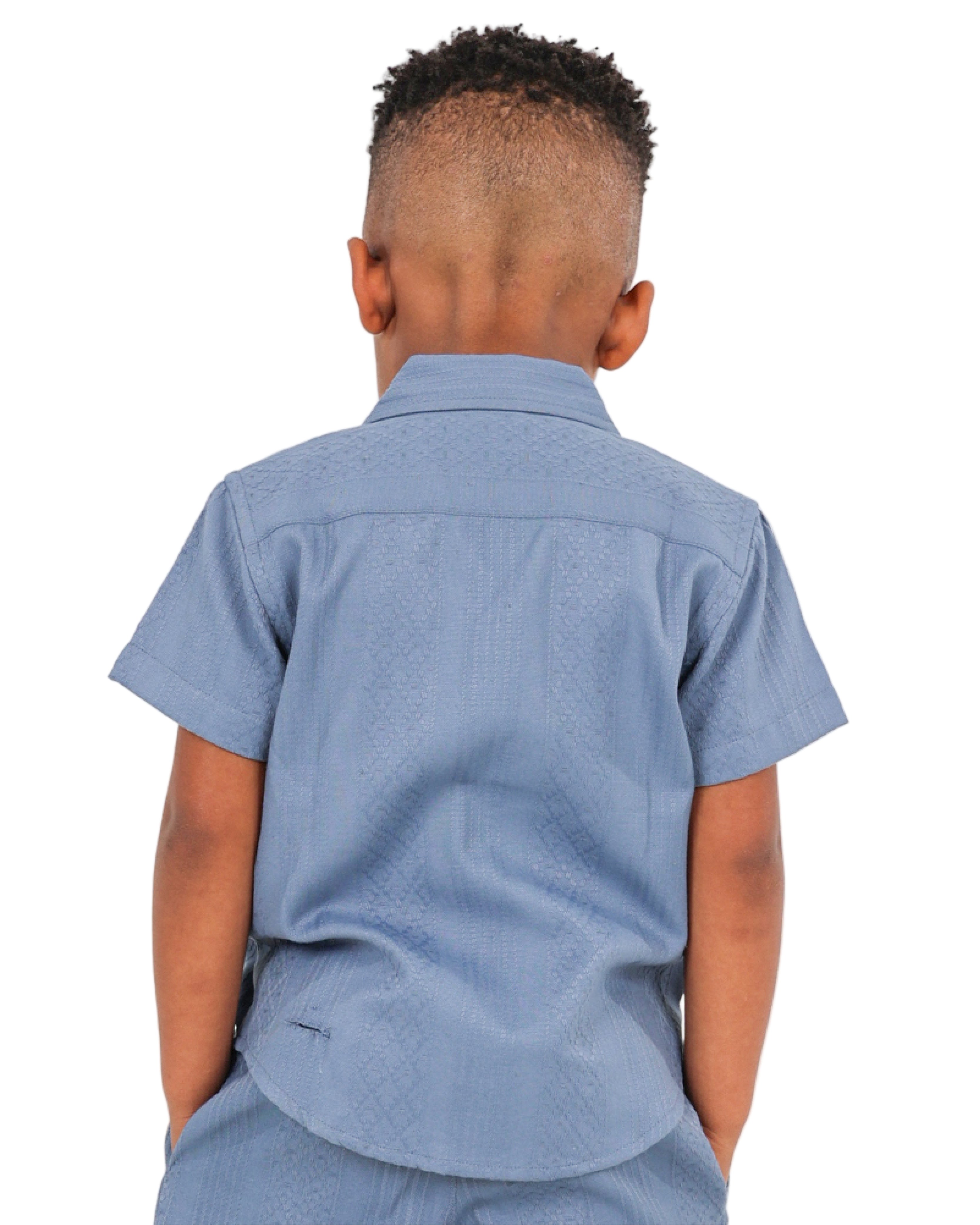 Variegated Jacquard Resort Shirt