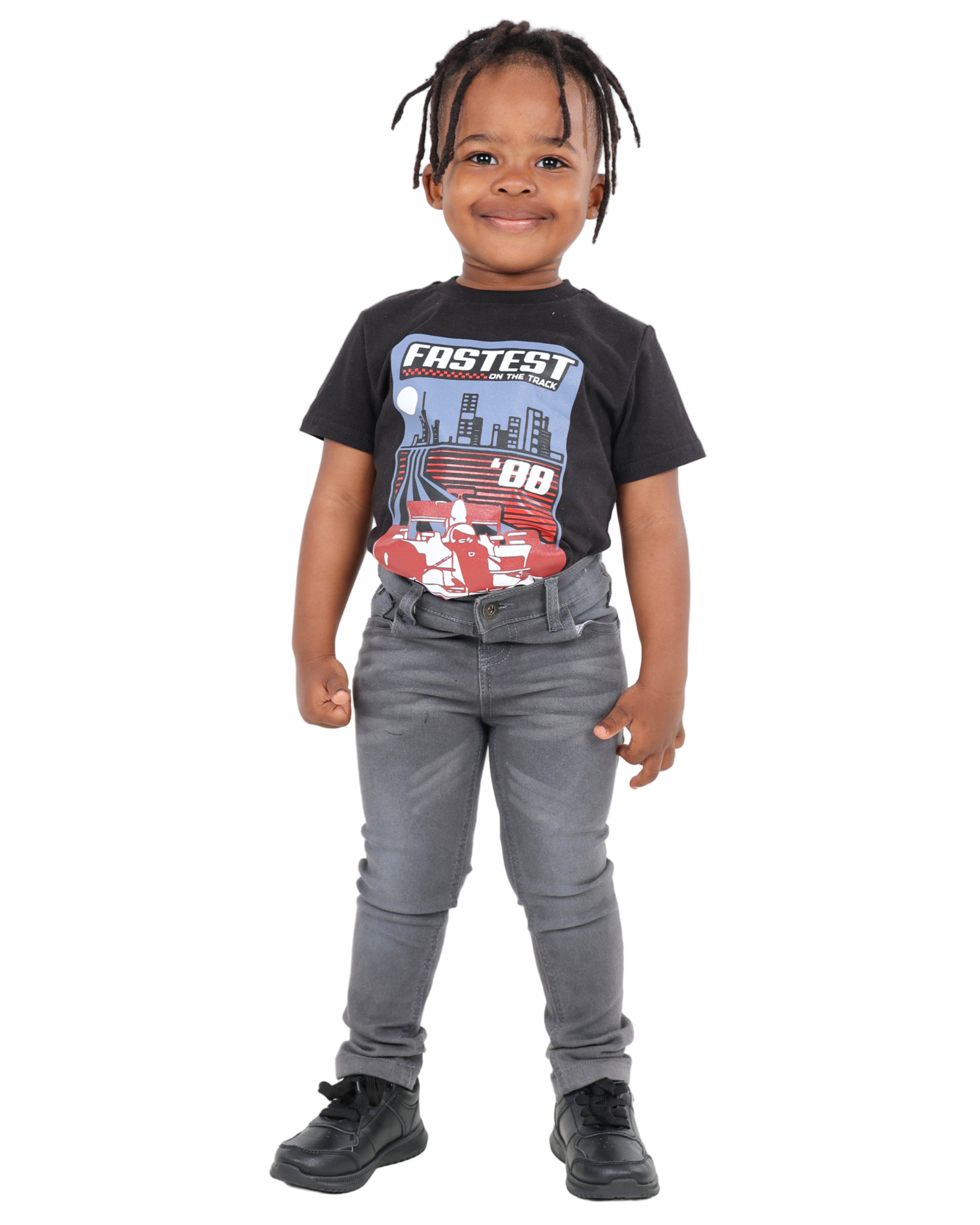 Grey Skinny Fit Denim Jeans