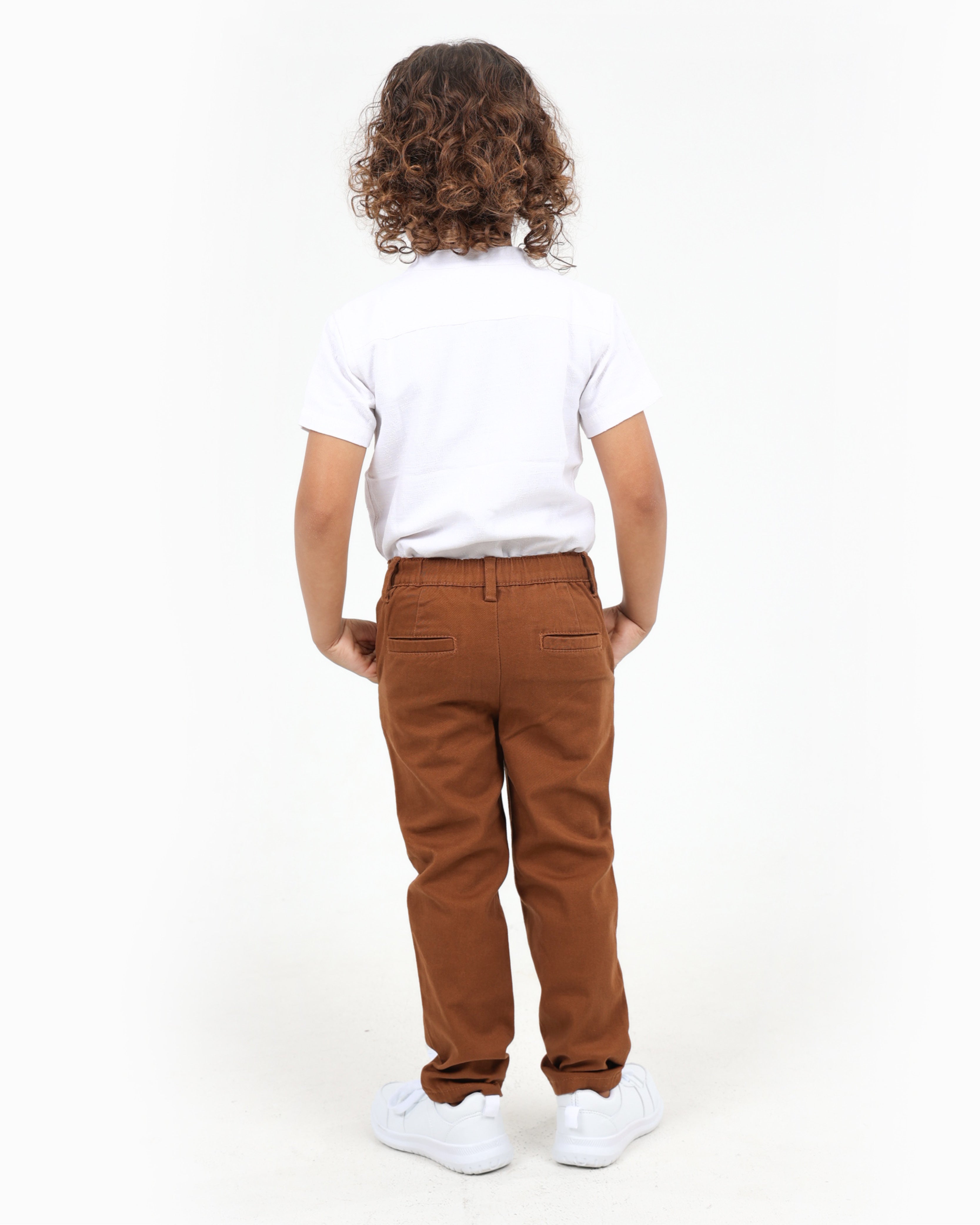 Small Boys Tobacco Slim Fit Chinos