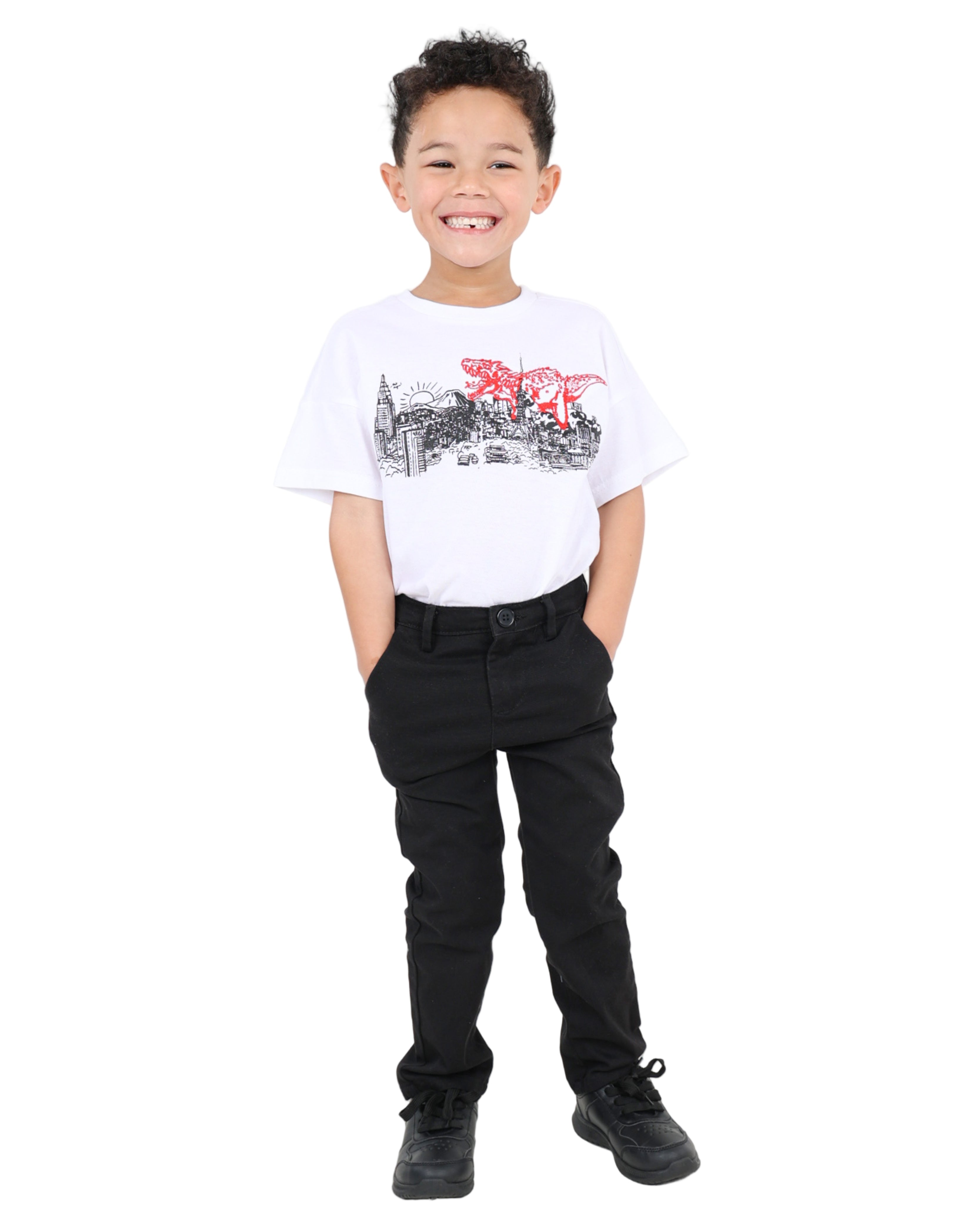 Black Slim Fit Chinos