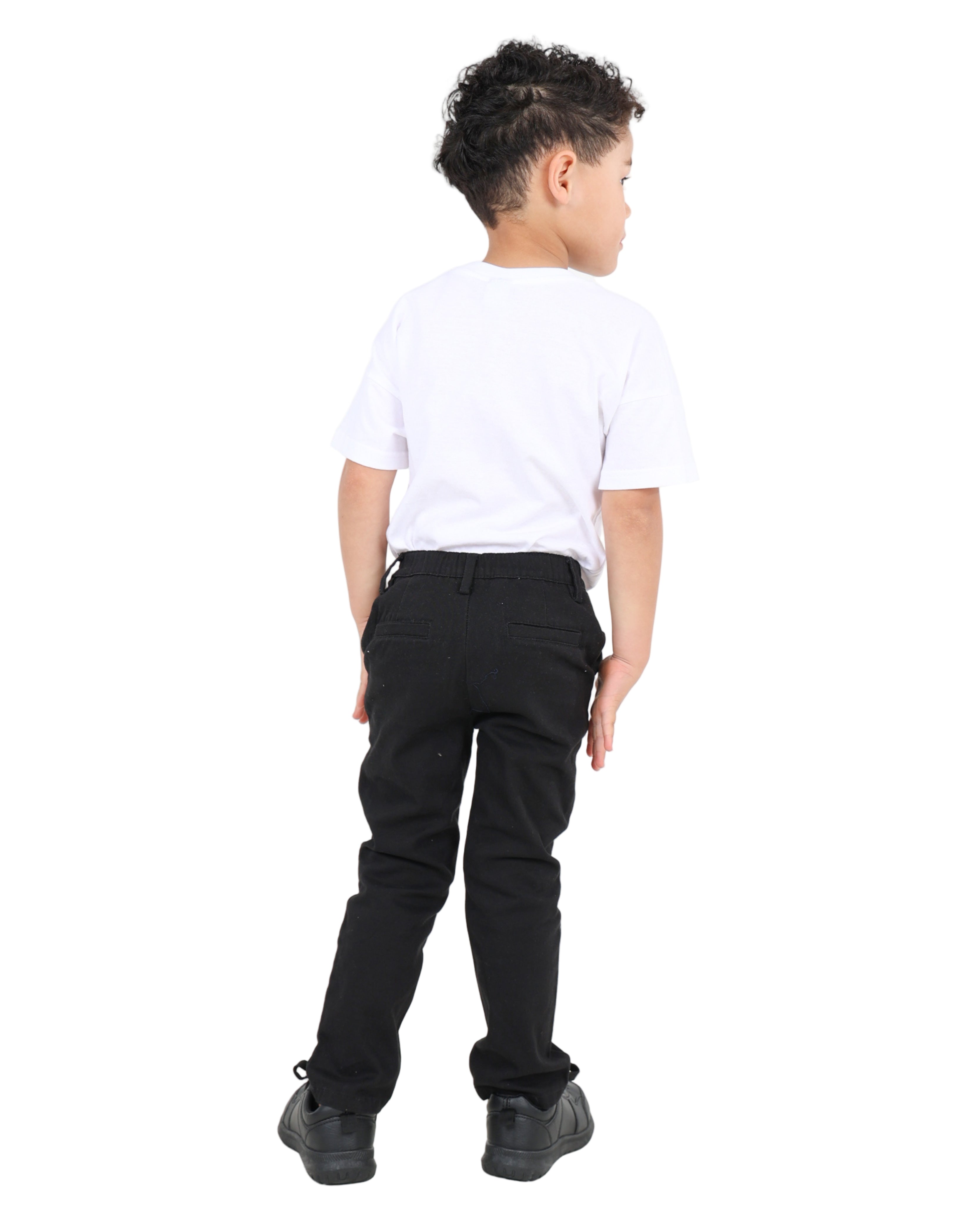 Black Slim Fit Chinos