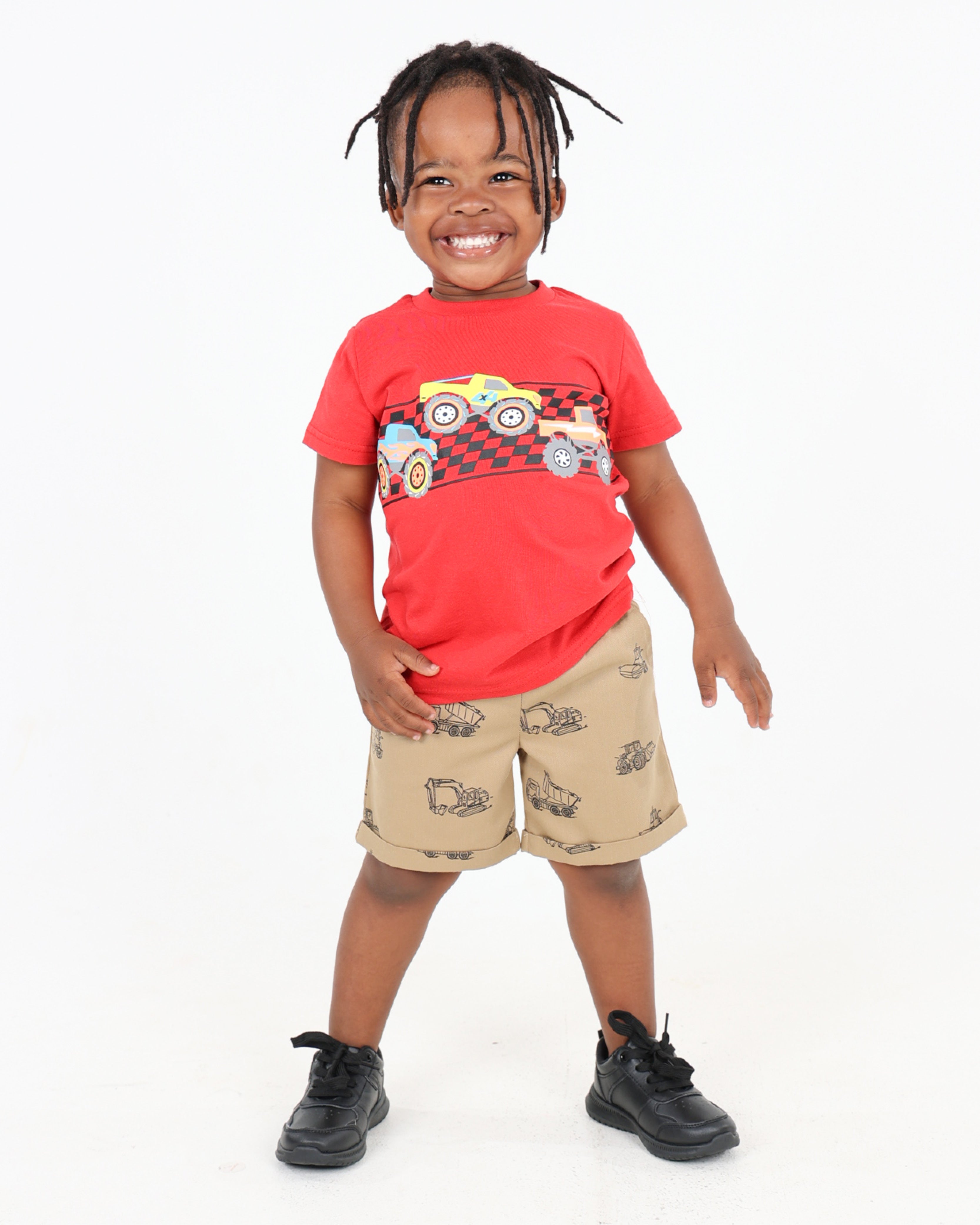 Construction Vehicles Shorts