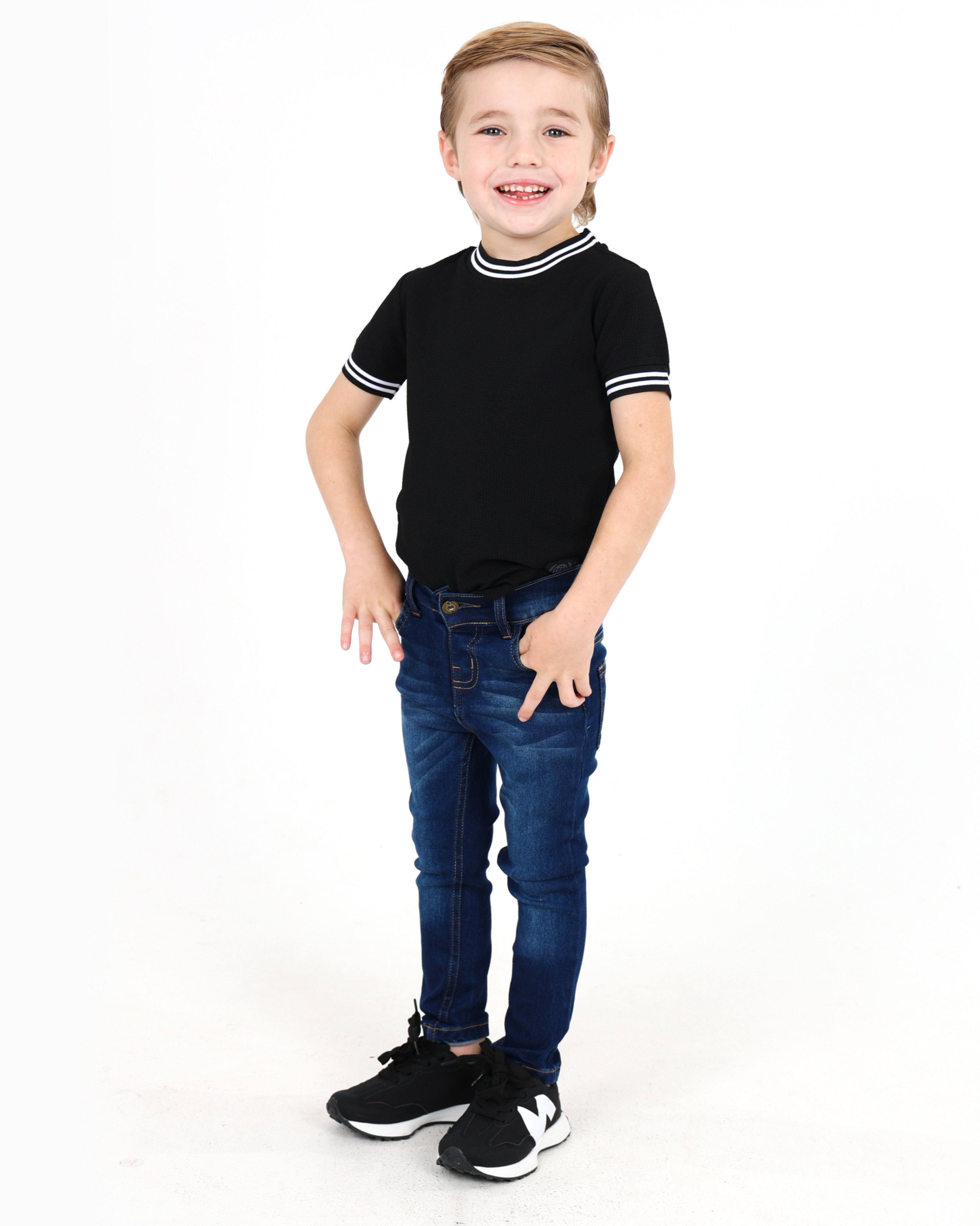 Dark Indigo Skinny Fit Denim Jeans