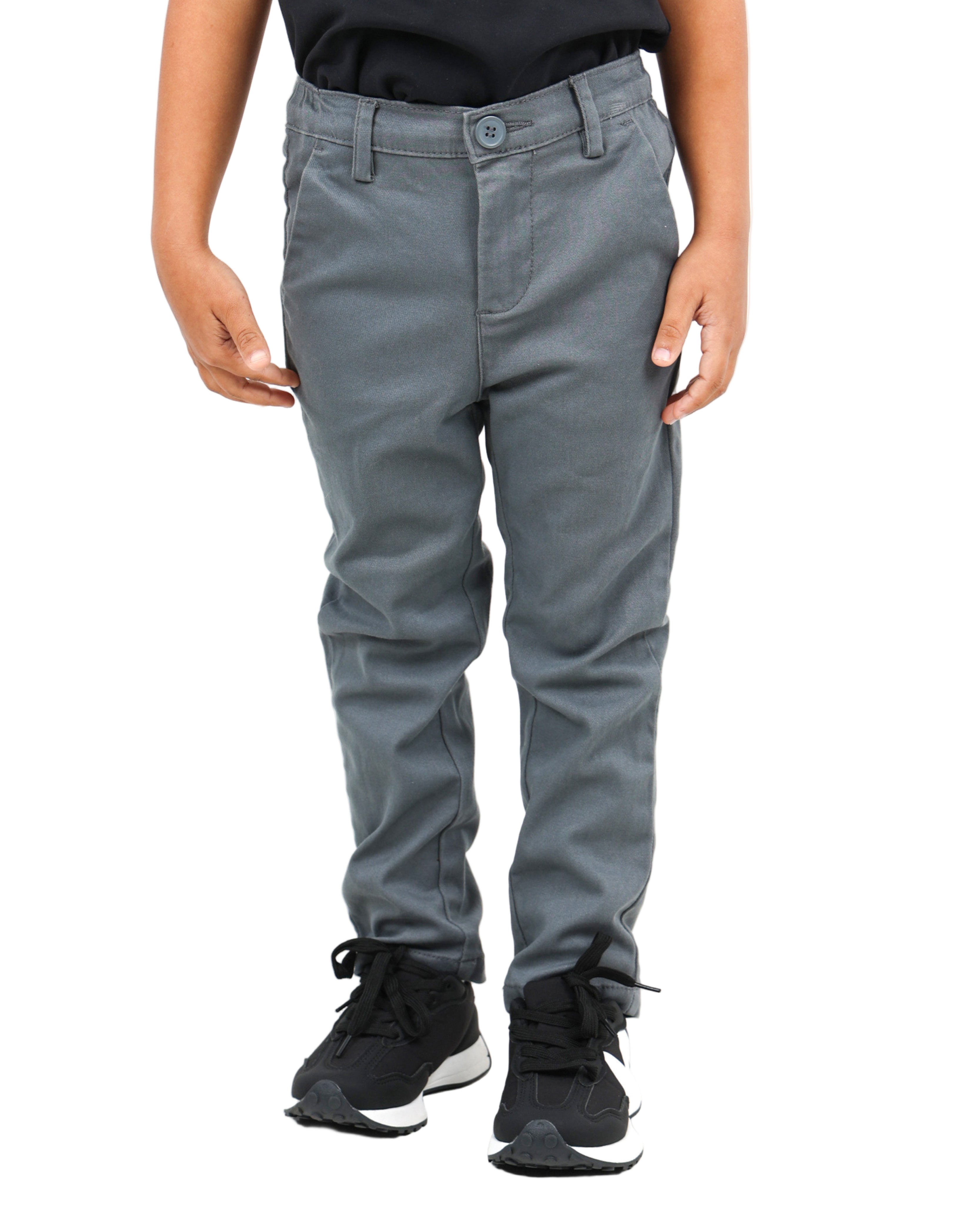 Grey Slim Fit Chinos