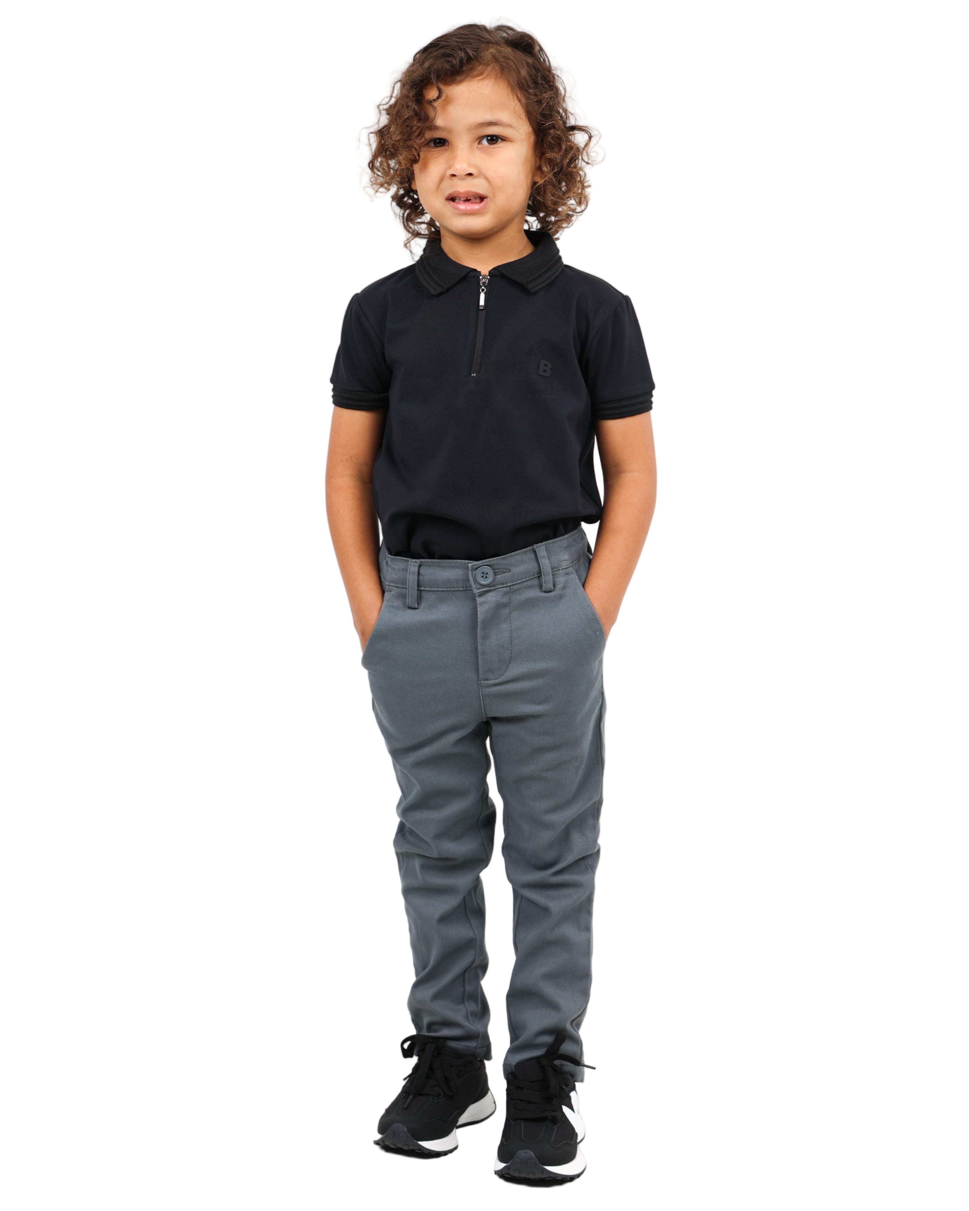 Grey Slim Fit Chinos