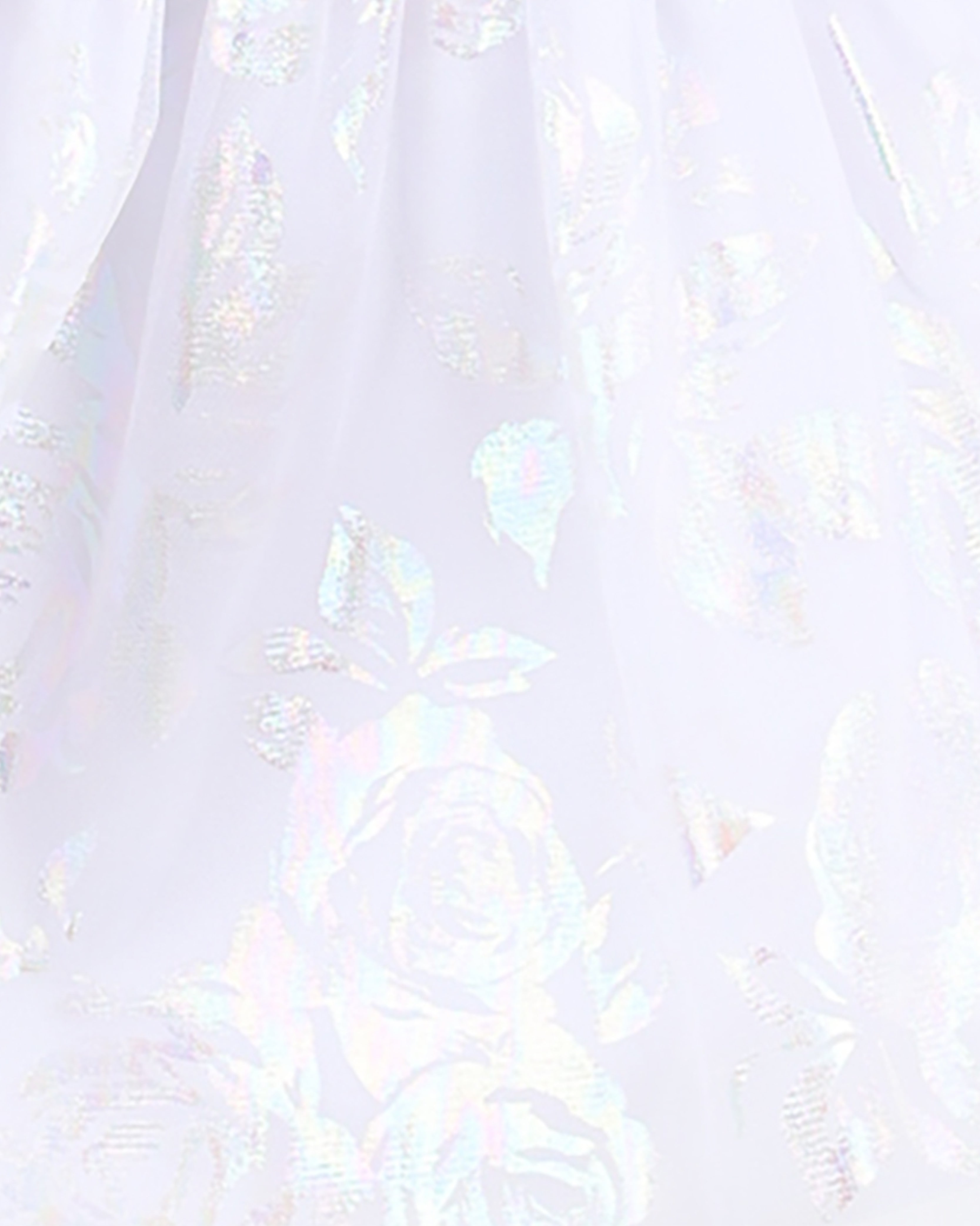Sleeveless Mother Of Pearl Printed Party Dress