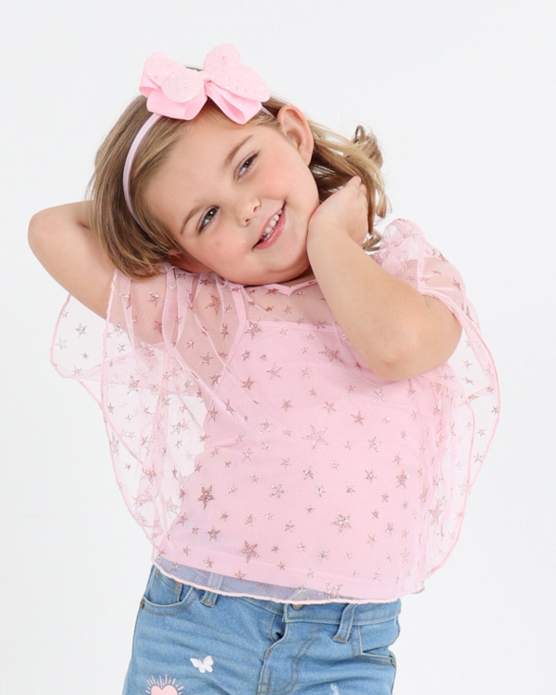 Batwing Glitter Star Blouse