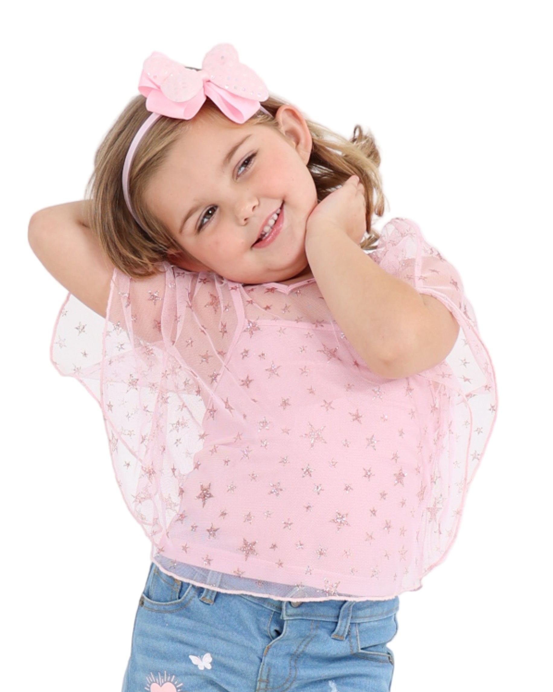 Batwing Glitter Star Blouse