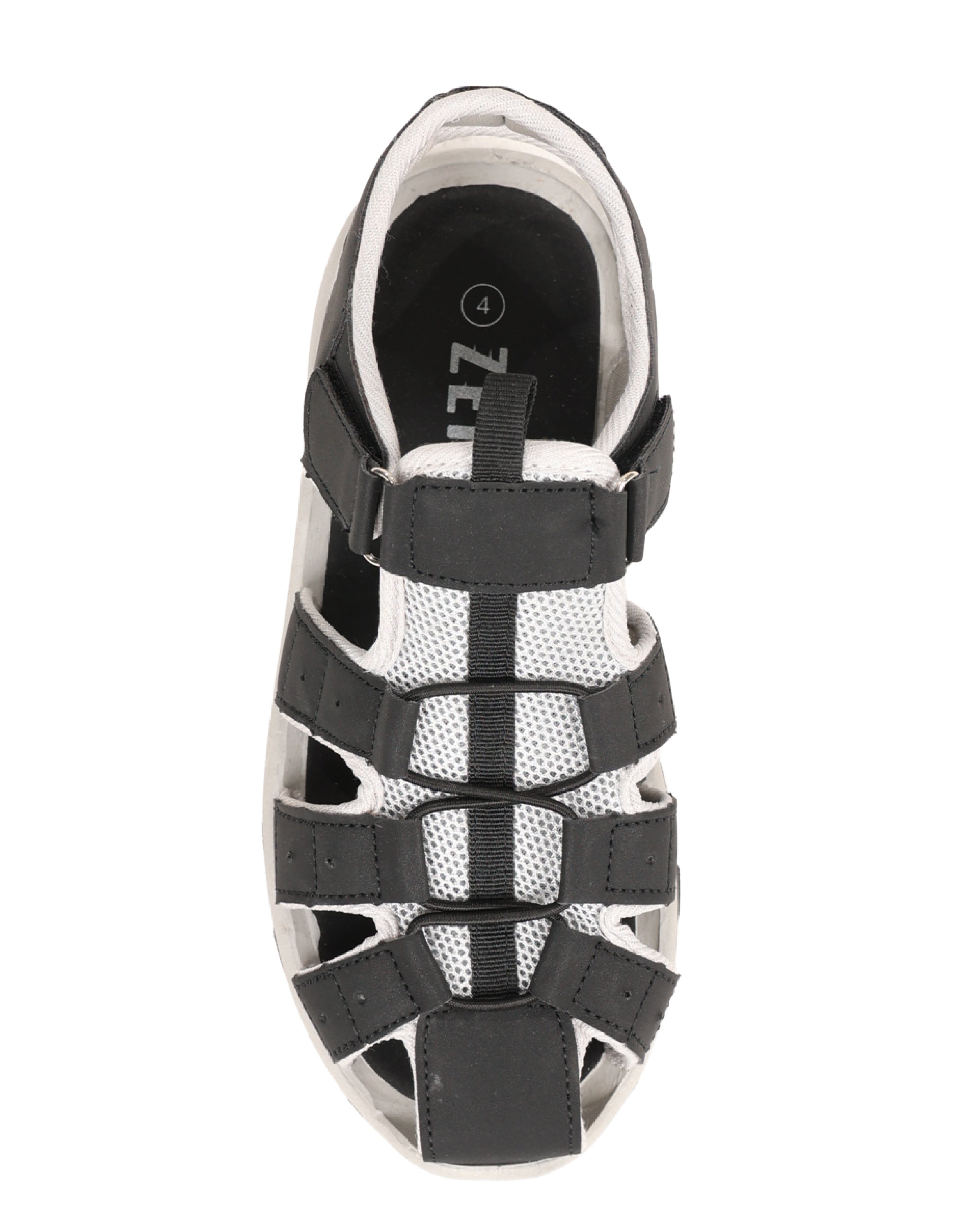 Boys Black Adventure Closed Toe Sandal