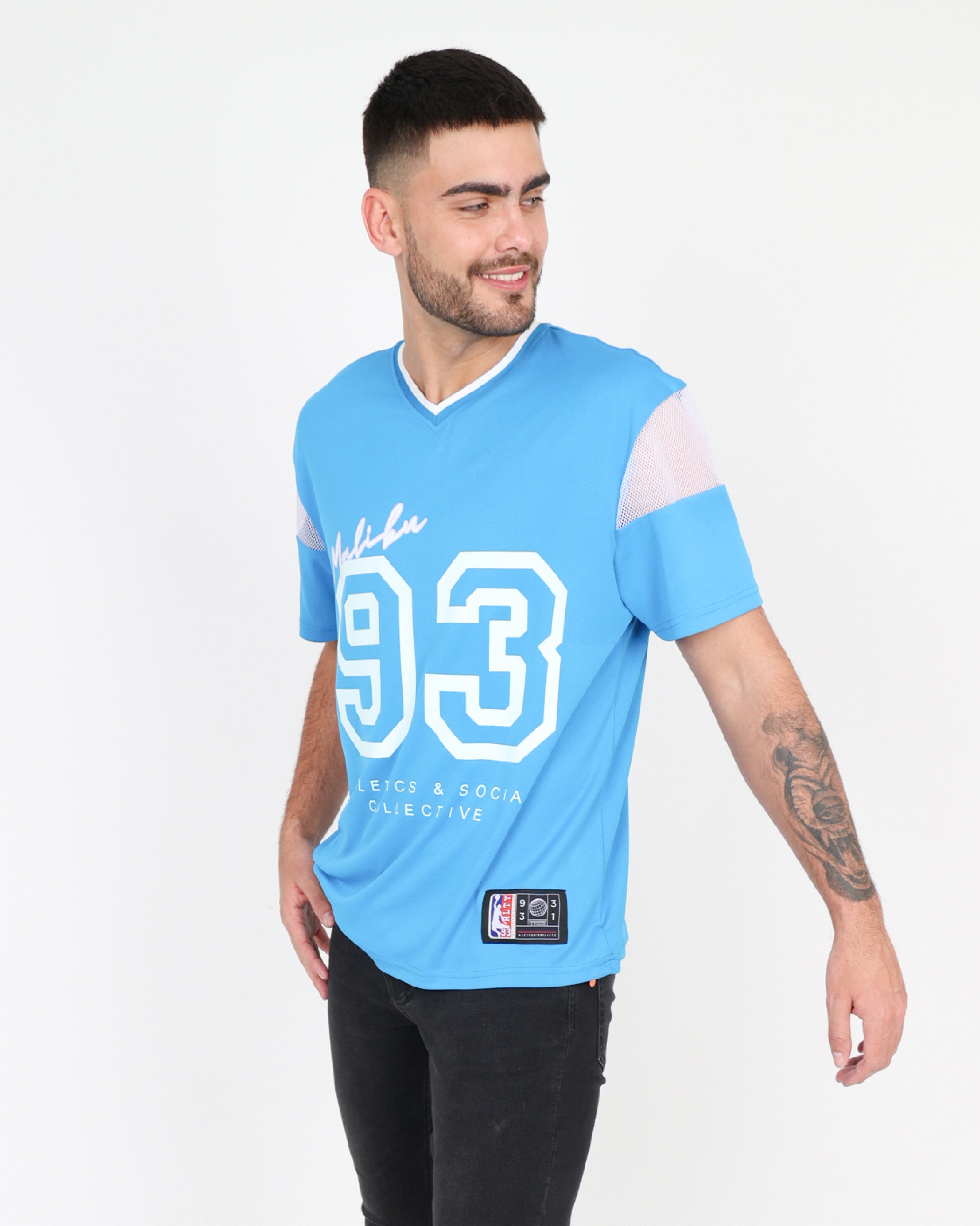 Short Sleeve Malibu Basbeball T-Shirt