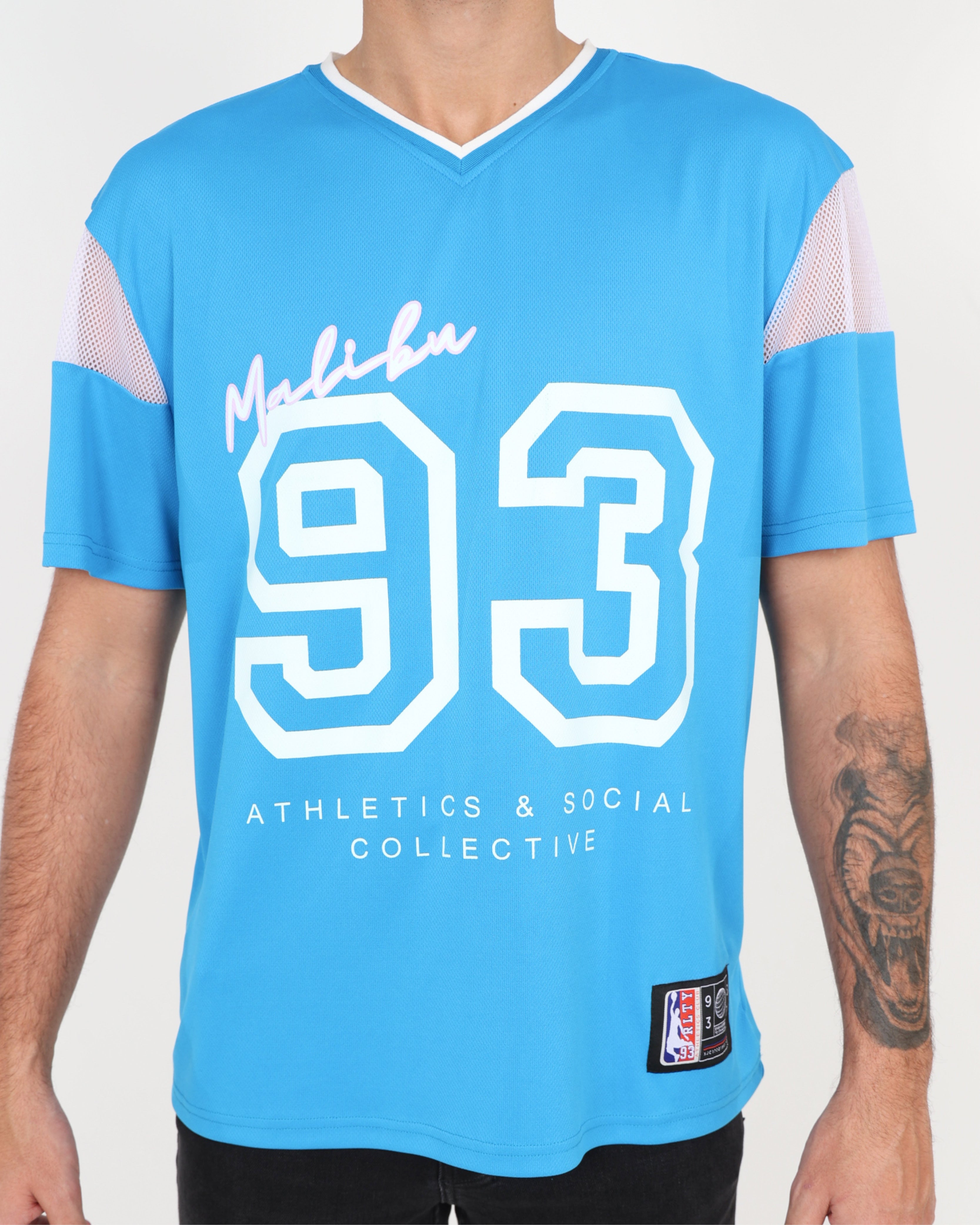 Short Sleeve Malibu Basbeball T-Shirt