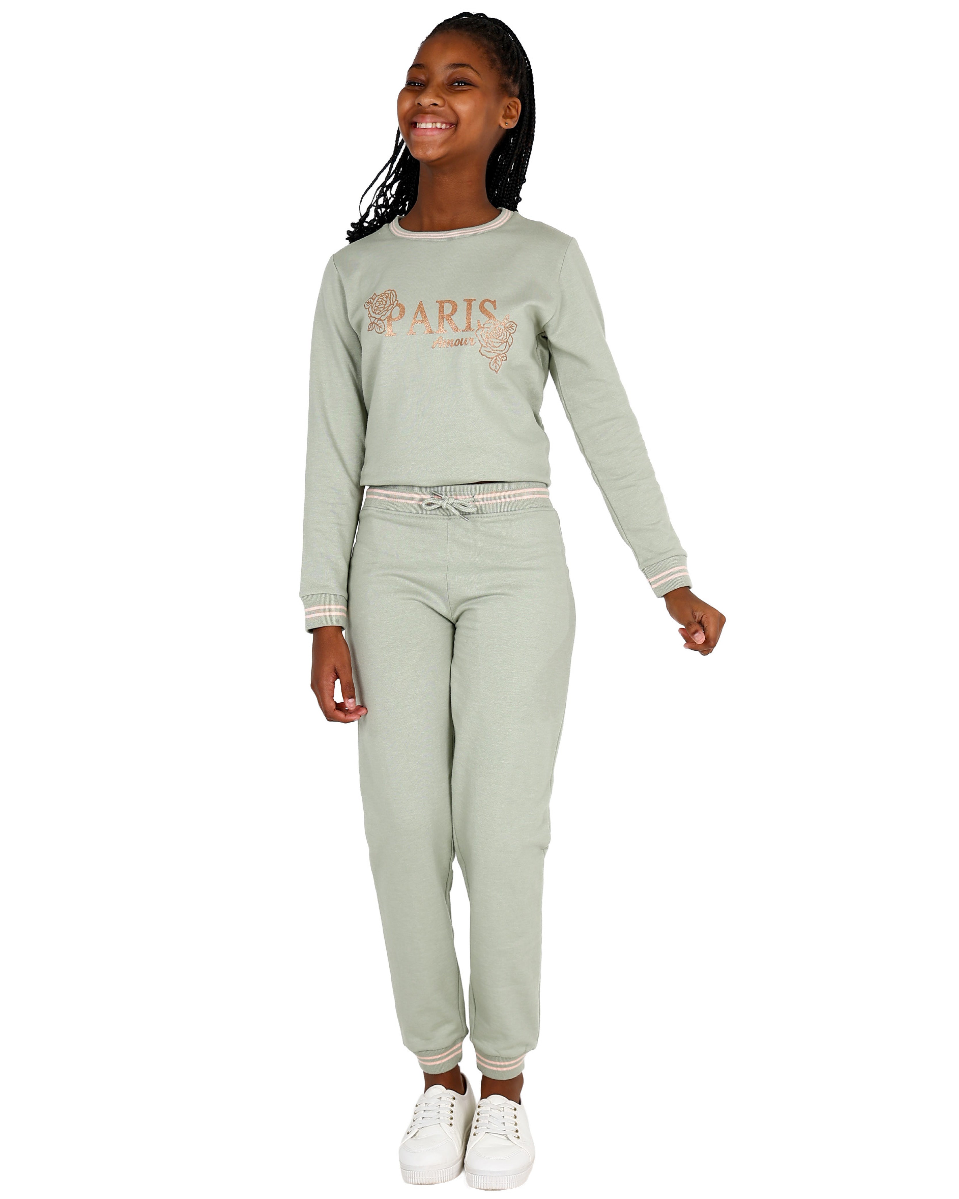 2 Pack Paris Graphic Print Active Pants