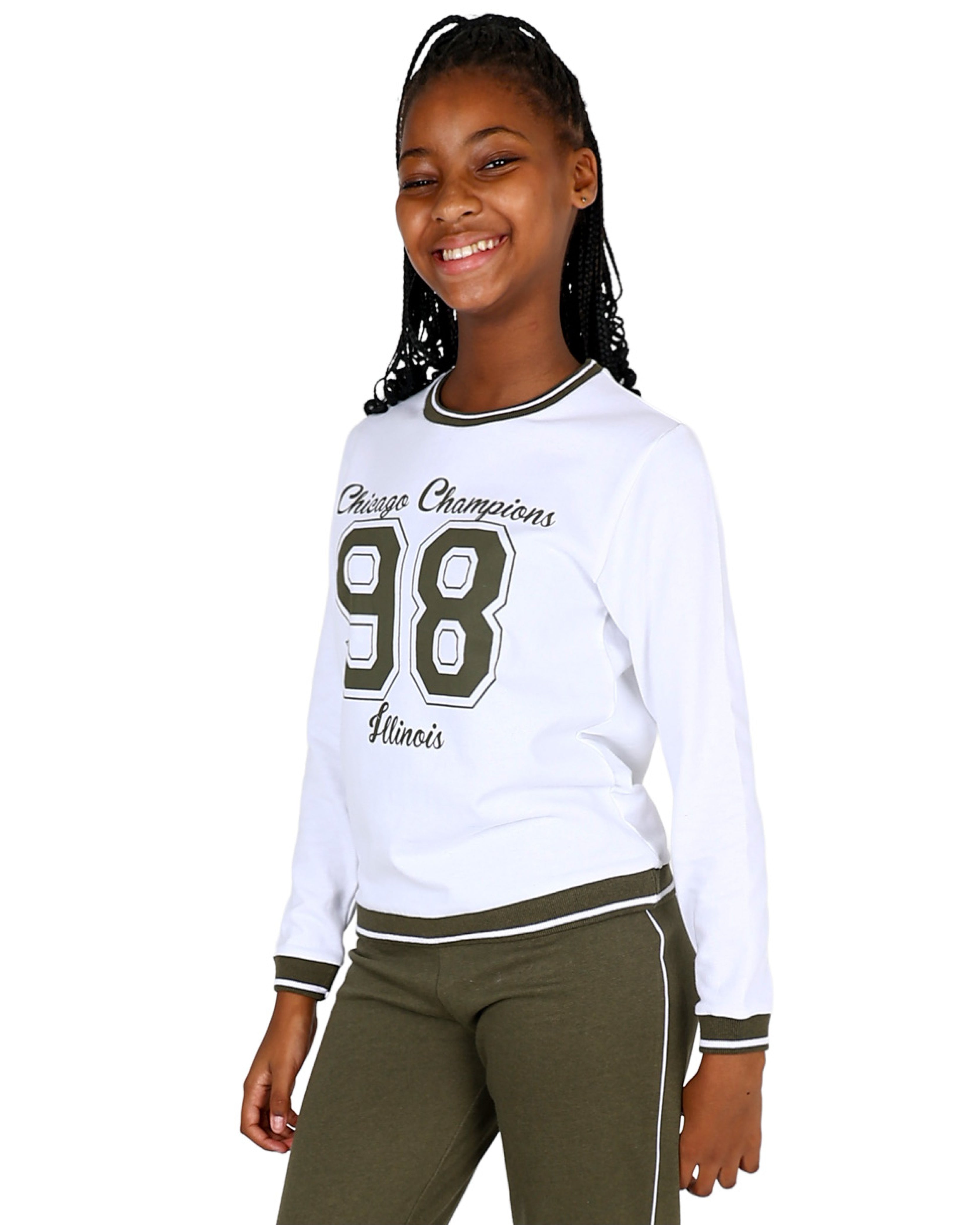 Olive Chicago Champions Graphic Tracksuit