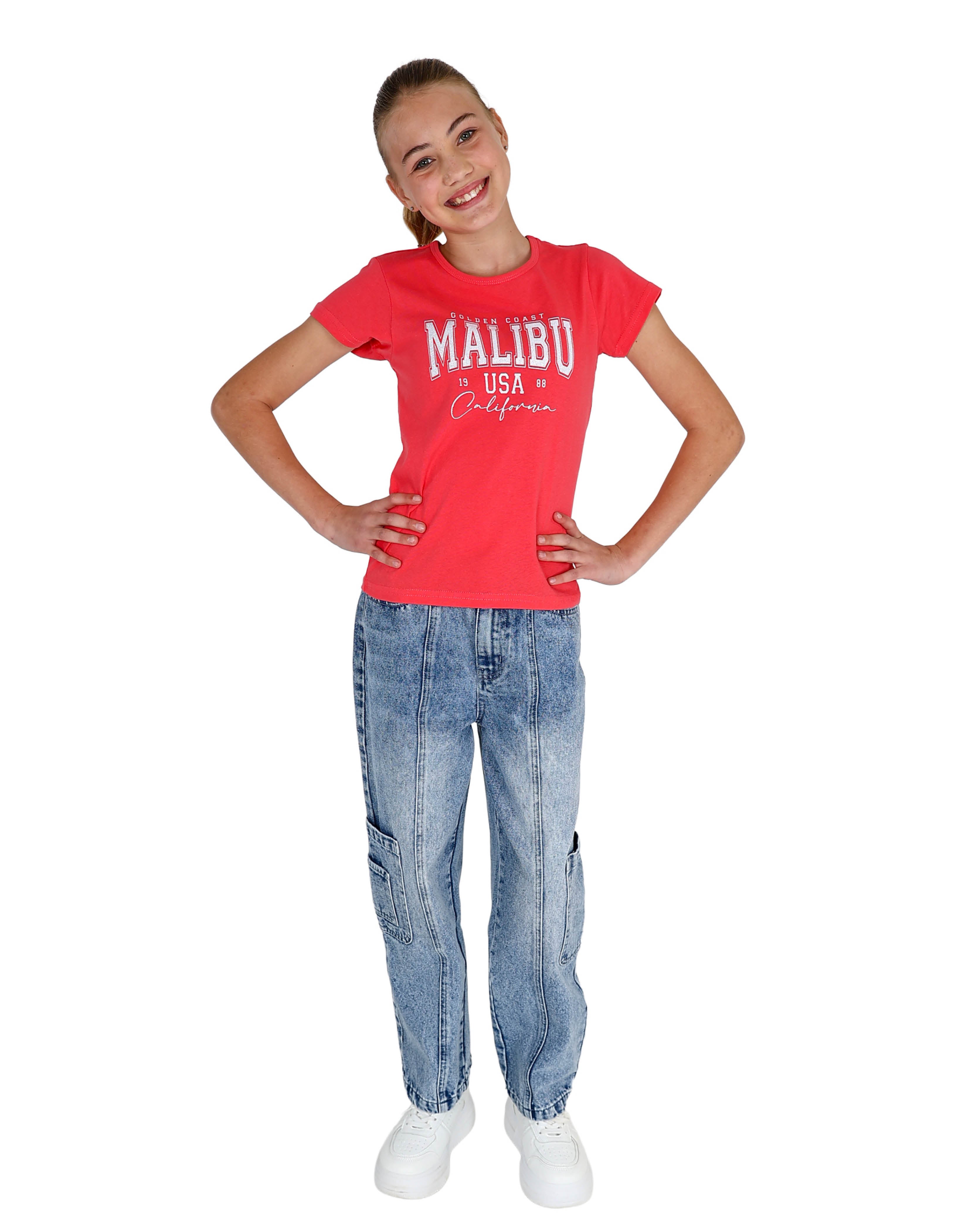 Short Sleeve Malibu Graphic Print T-Shirt