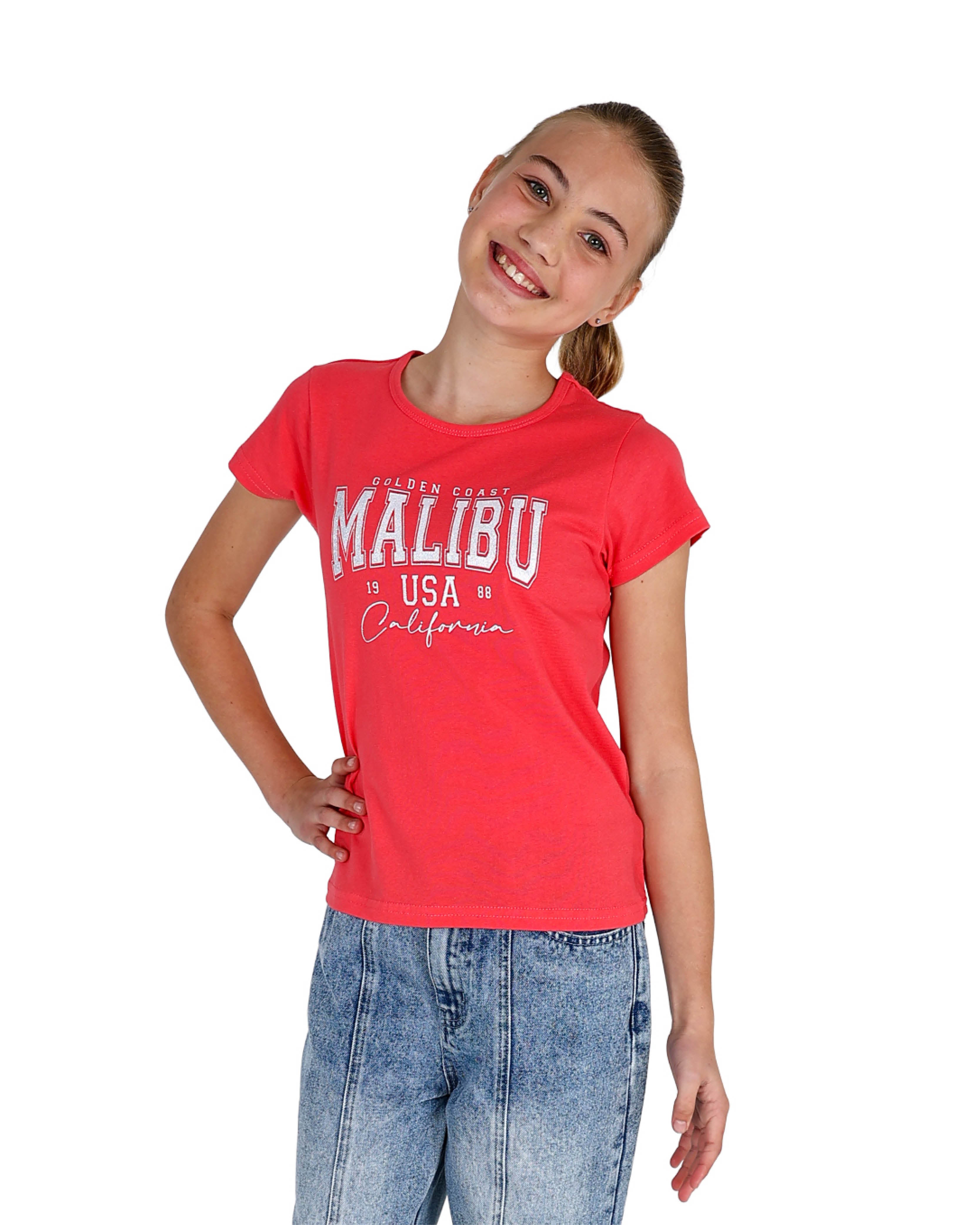 Short Sleeve Malibu Graphic Print T-Shirt