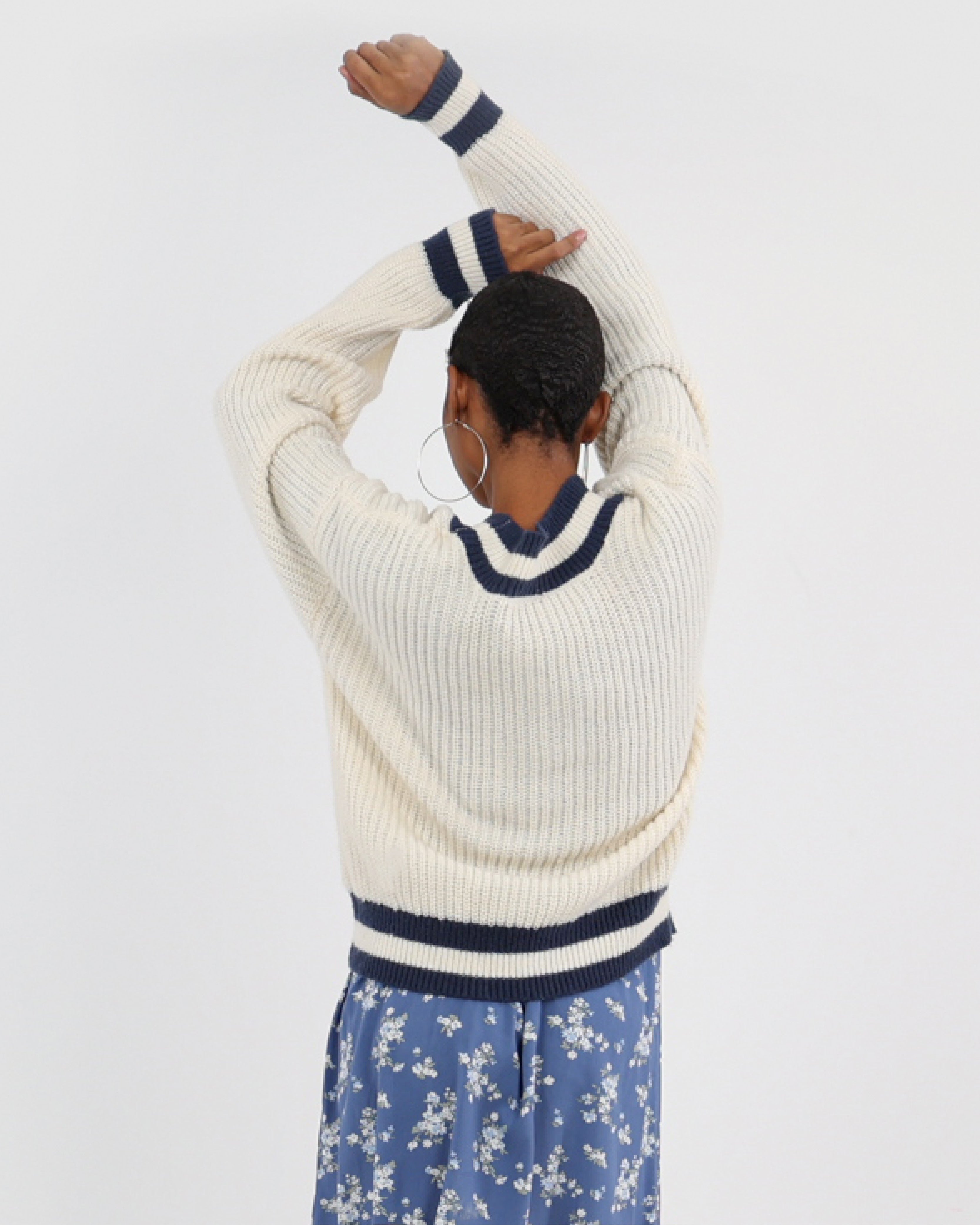 V-Neck Knit Pullover