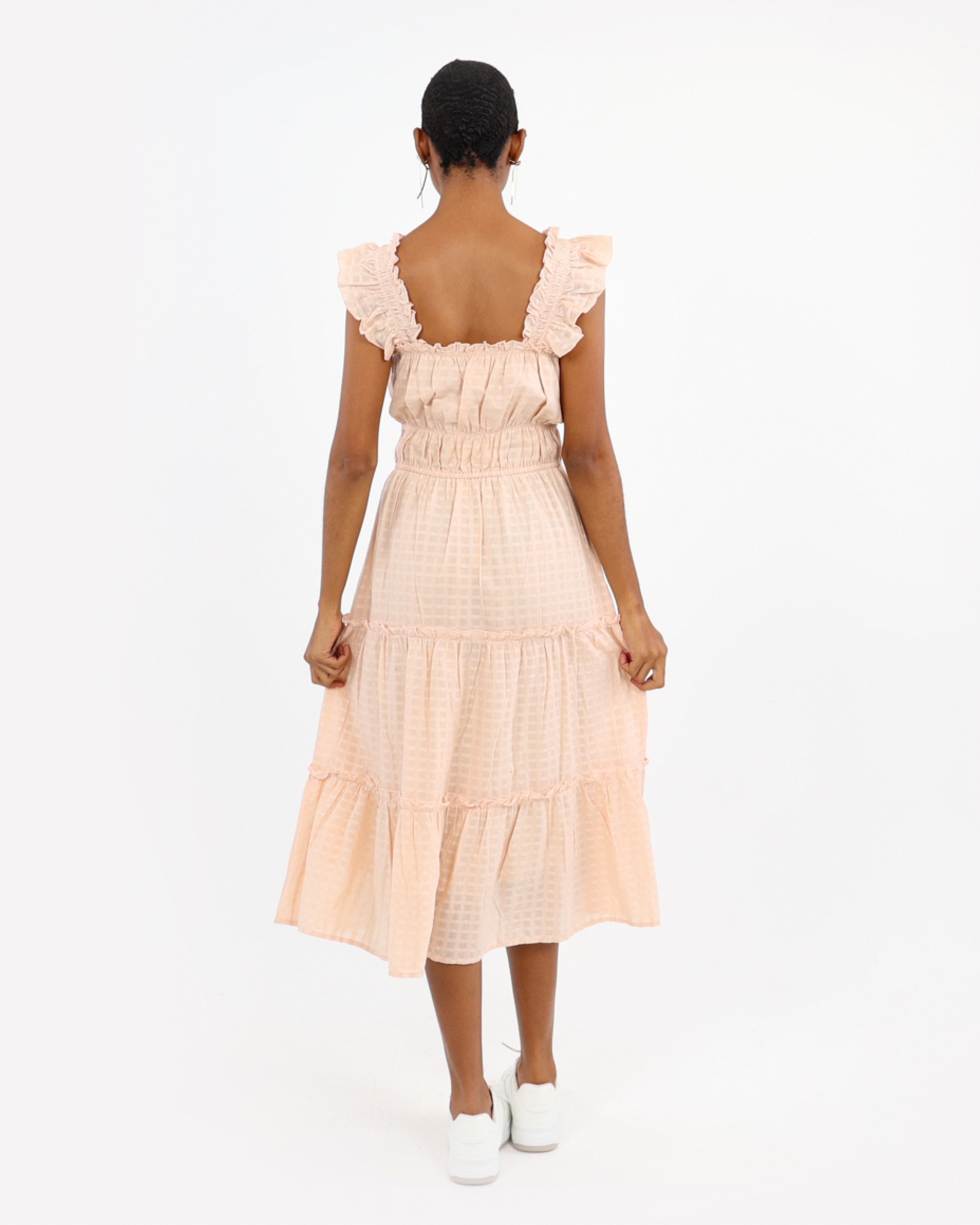 Smocked Tiered Dress