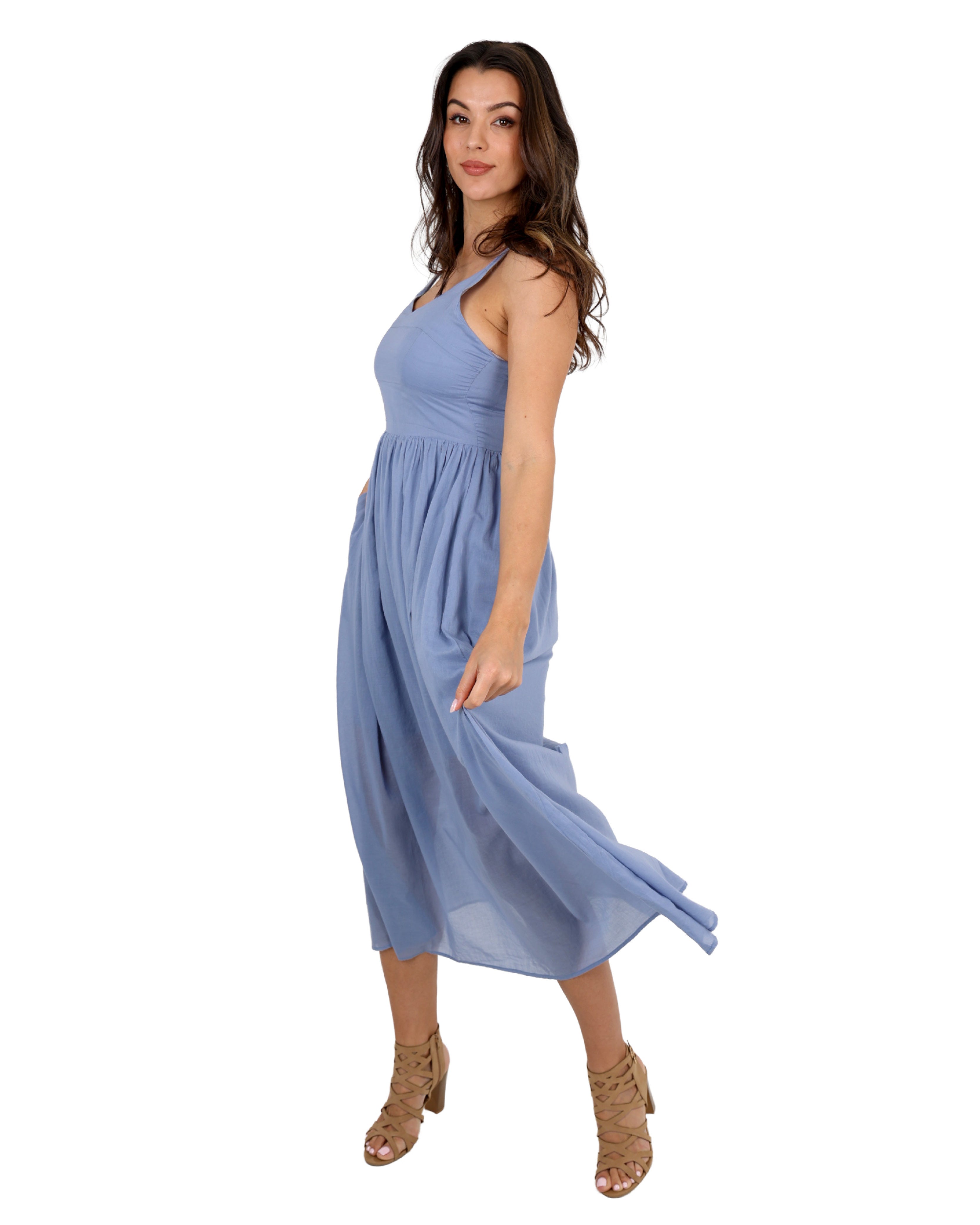 The Mira Cotton Midi Dress