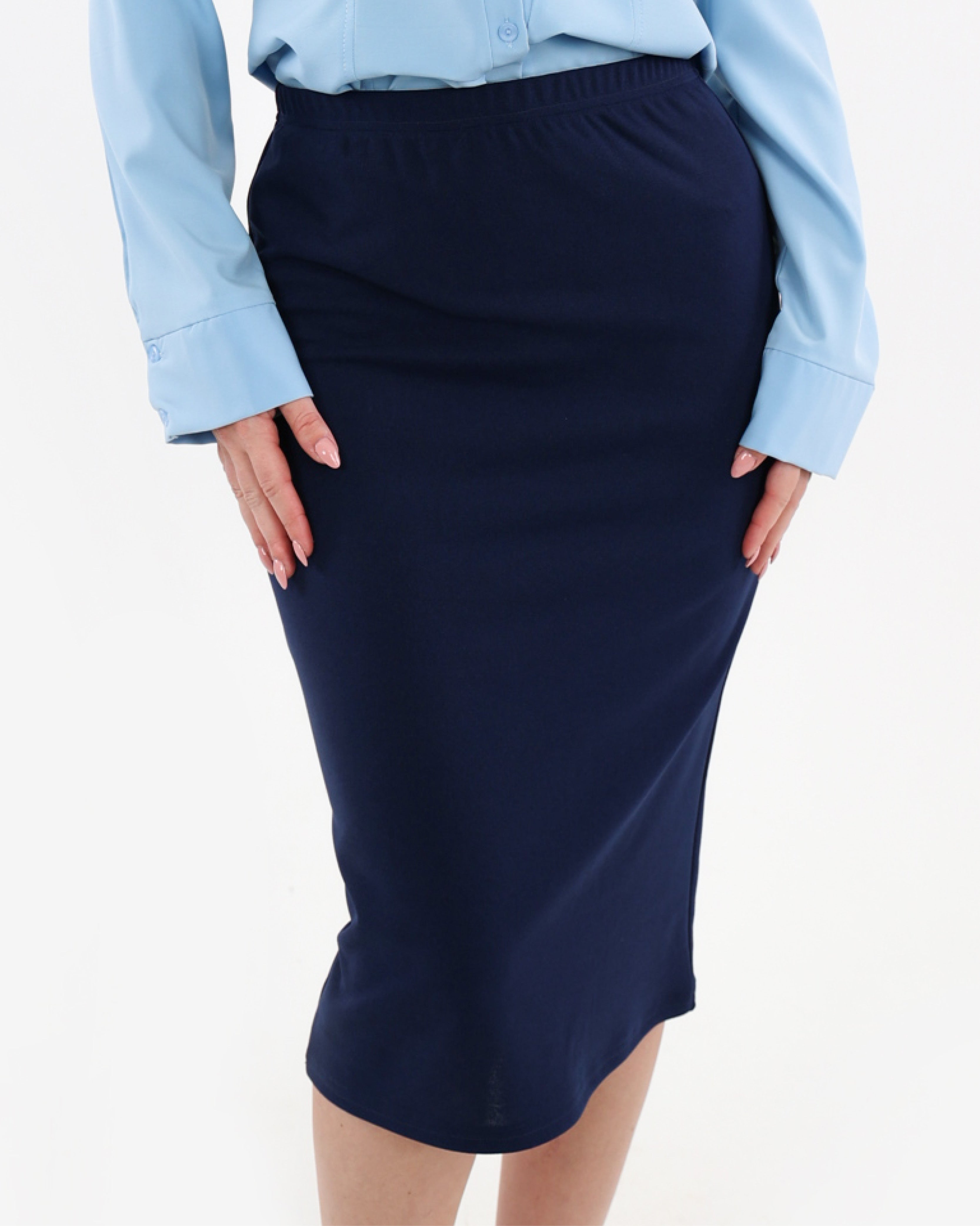 Navy Tube Skirt