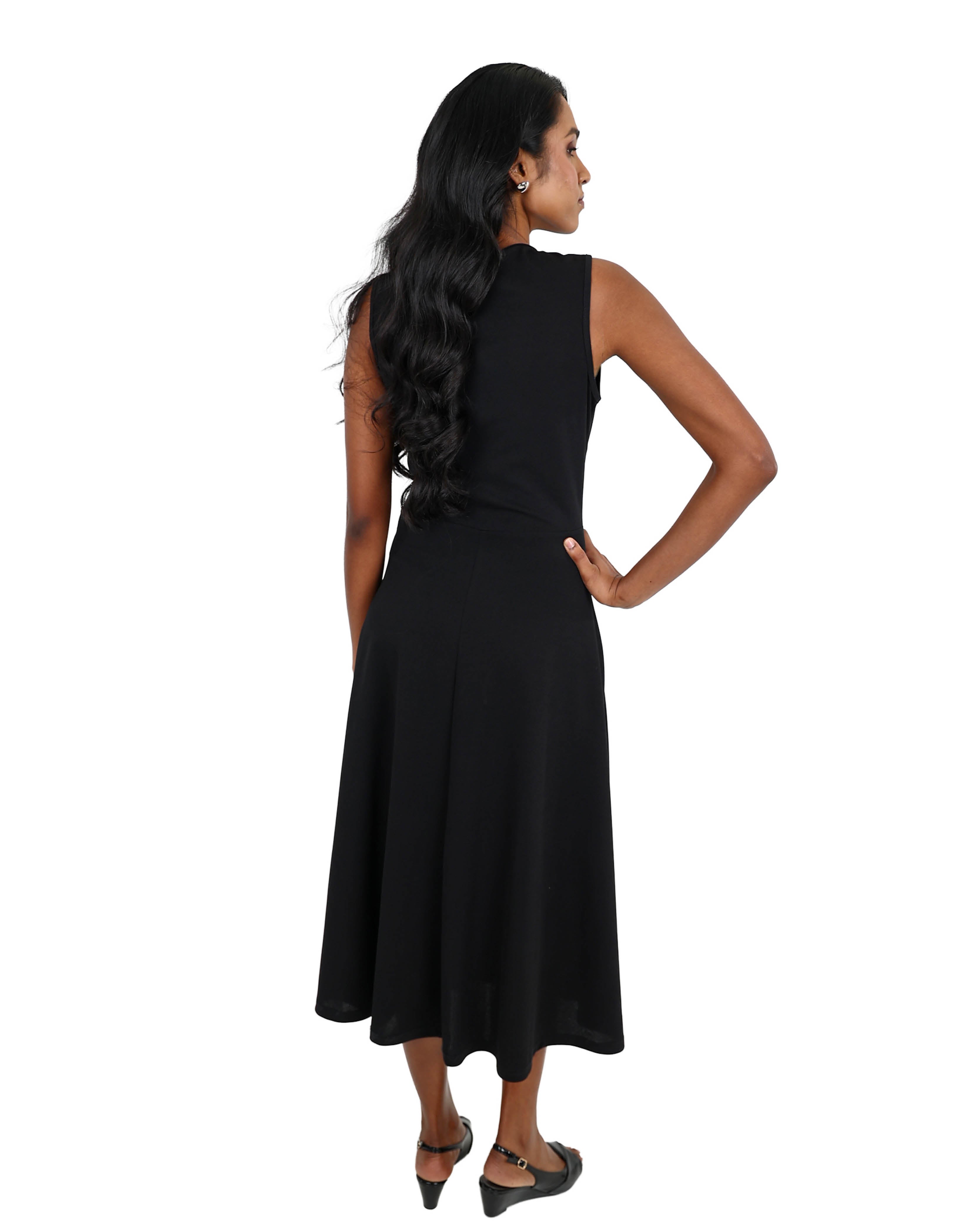 Monochrome Print Blazer Dress Combo