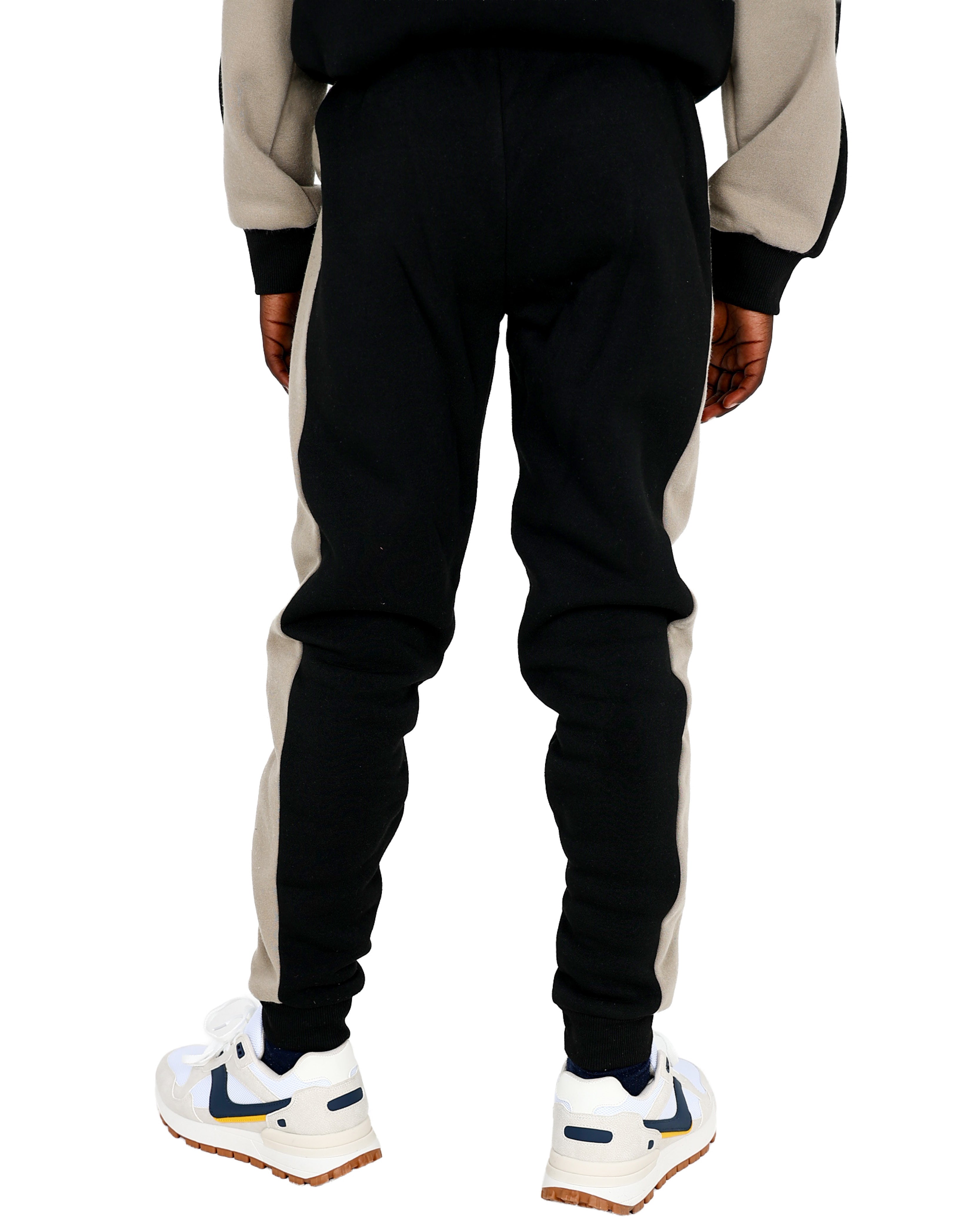 Black & Stone Colour Block Active Joggers