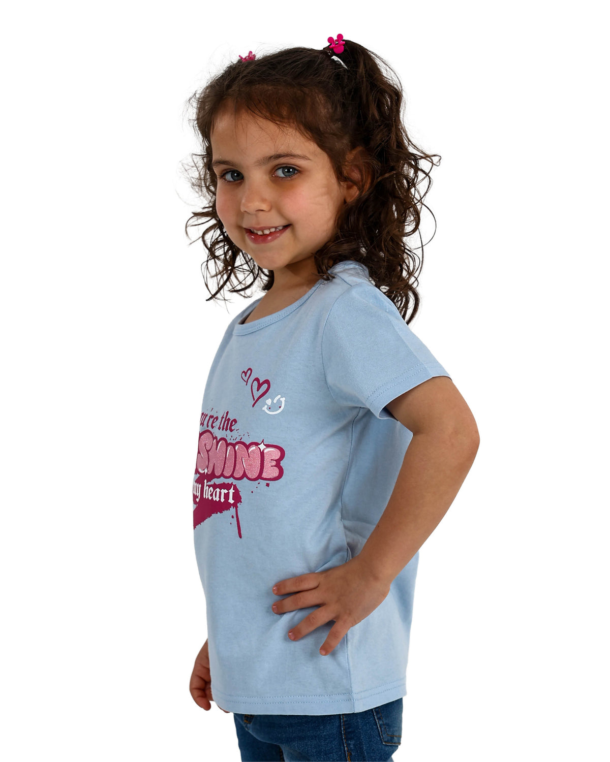 Short Sleeve You're The Sunshine Graphic Print T-Shirt