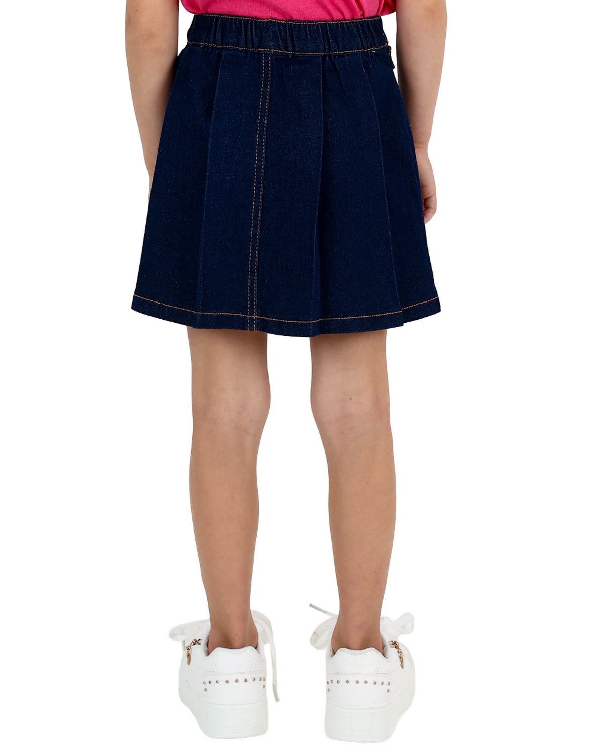 Light Indigo Pleated Skirt
